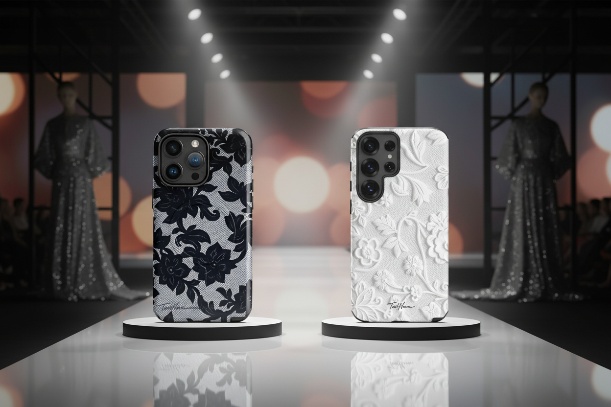 Collection Couture Signature - Coques MagSafe® iPhone®et Samsung® design floral premium