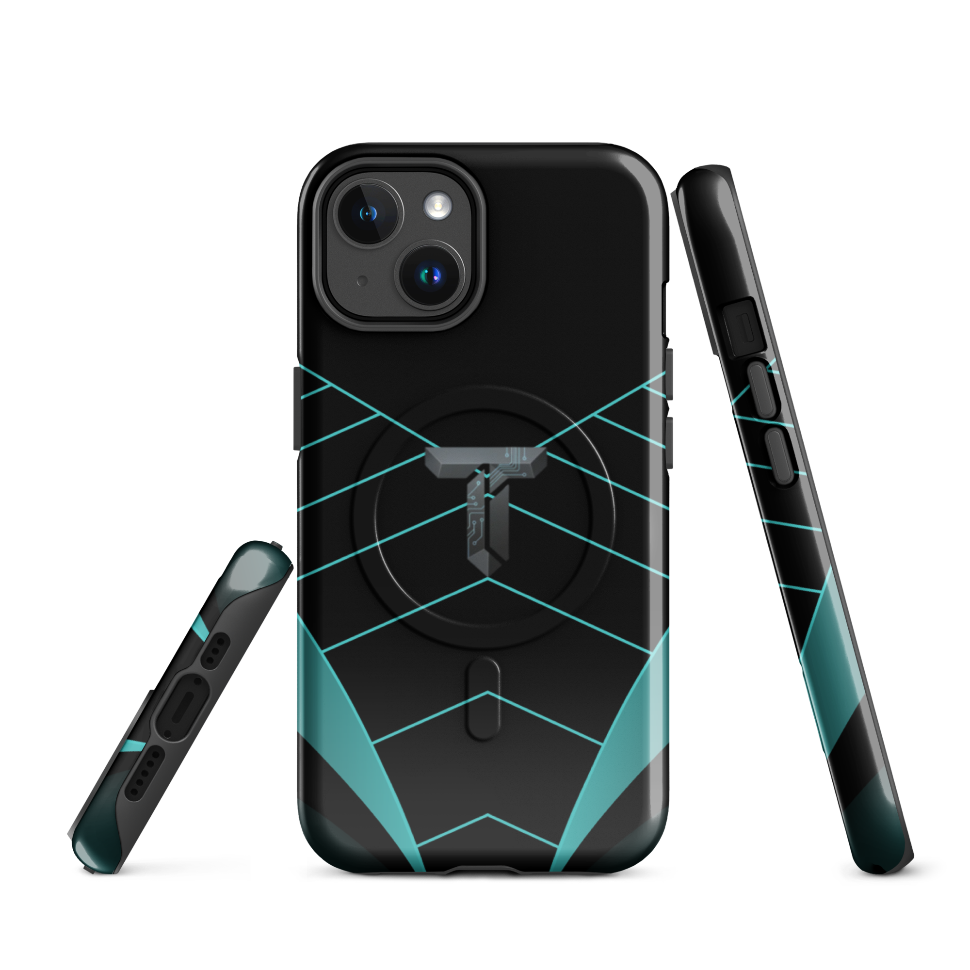 Coque MagSafe antichoc iPhone TechNova Collection Midnight