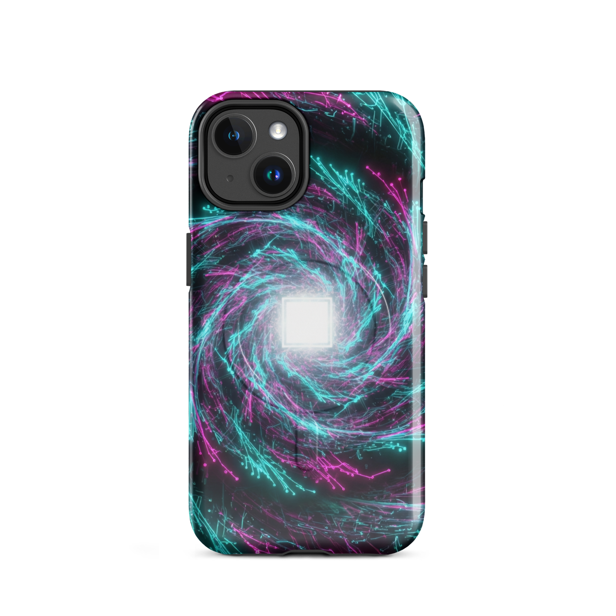 Coque iPhone design Gemini AI collection Nexus - Protection MagSafe TechNova