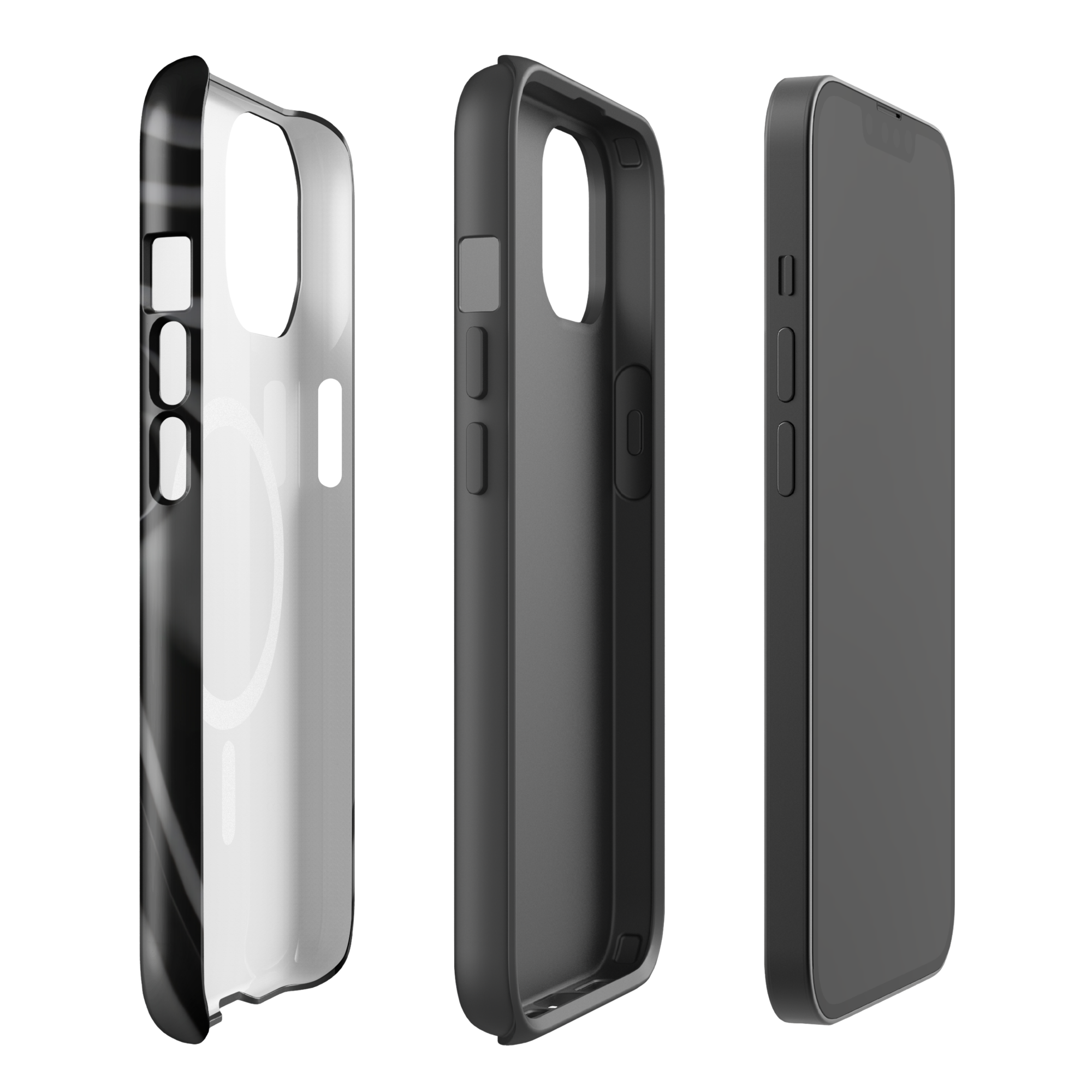 Coque iPhone MagSafe TechNova Couture Signature - Design premium haute couture avec protection renforcée et compatibilité MagSafe