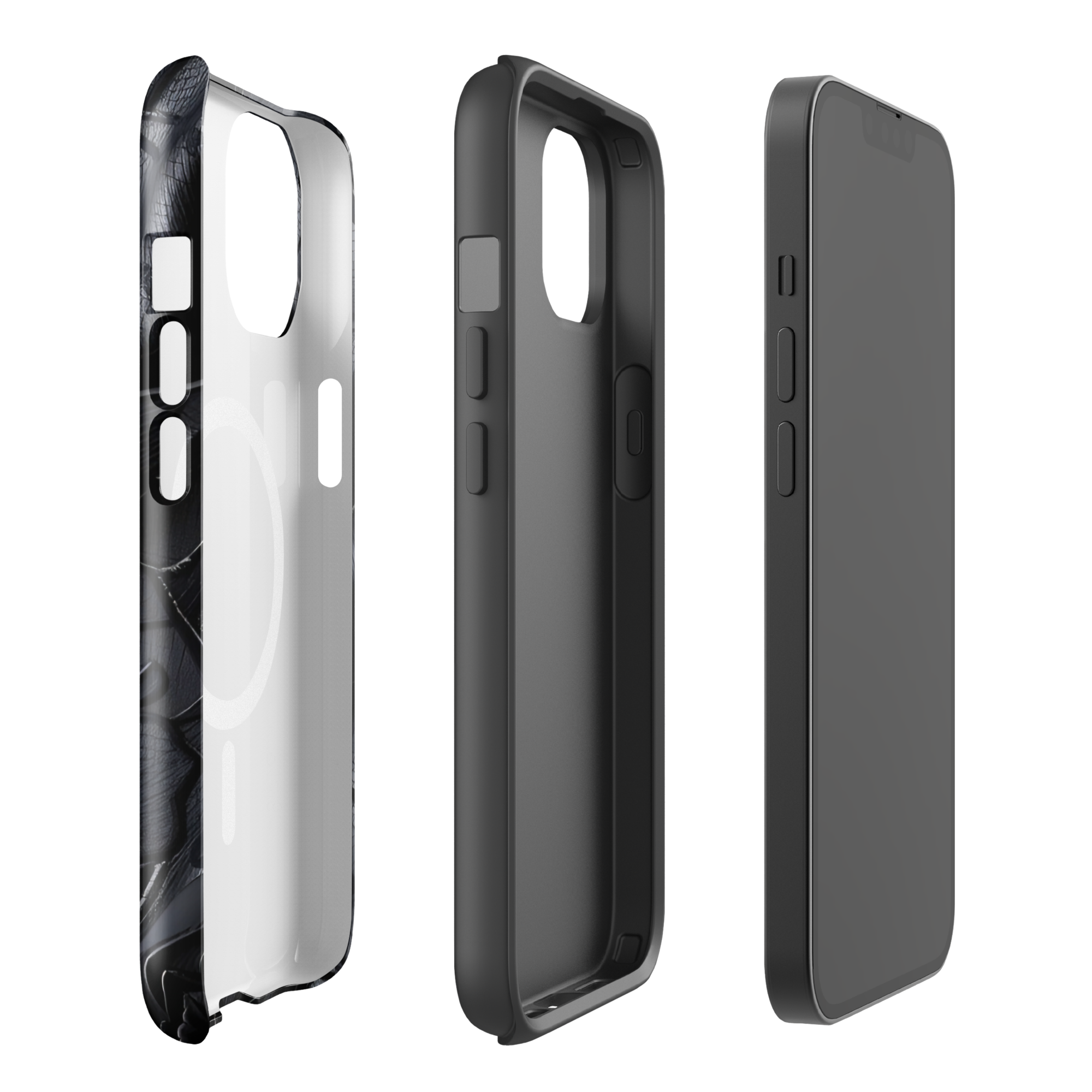 Coque iPhone MagSafe TechNova Couture Signature - Design premium haute couture avec protection renforcée et compatibilité MagSafe