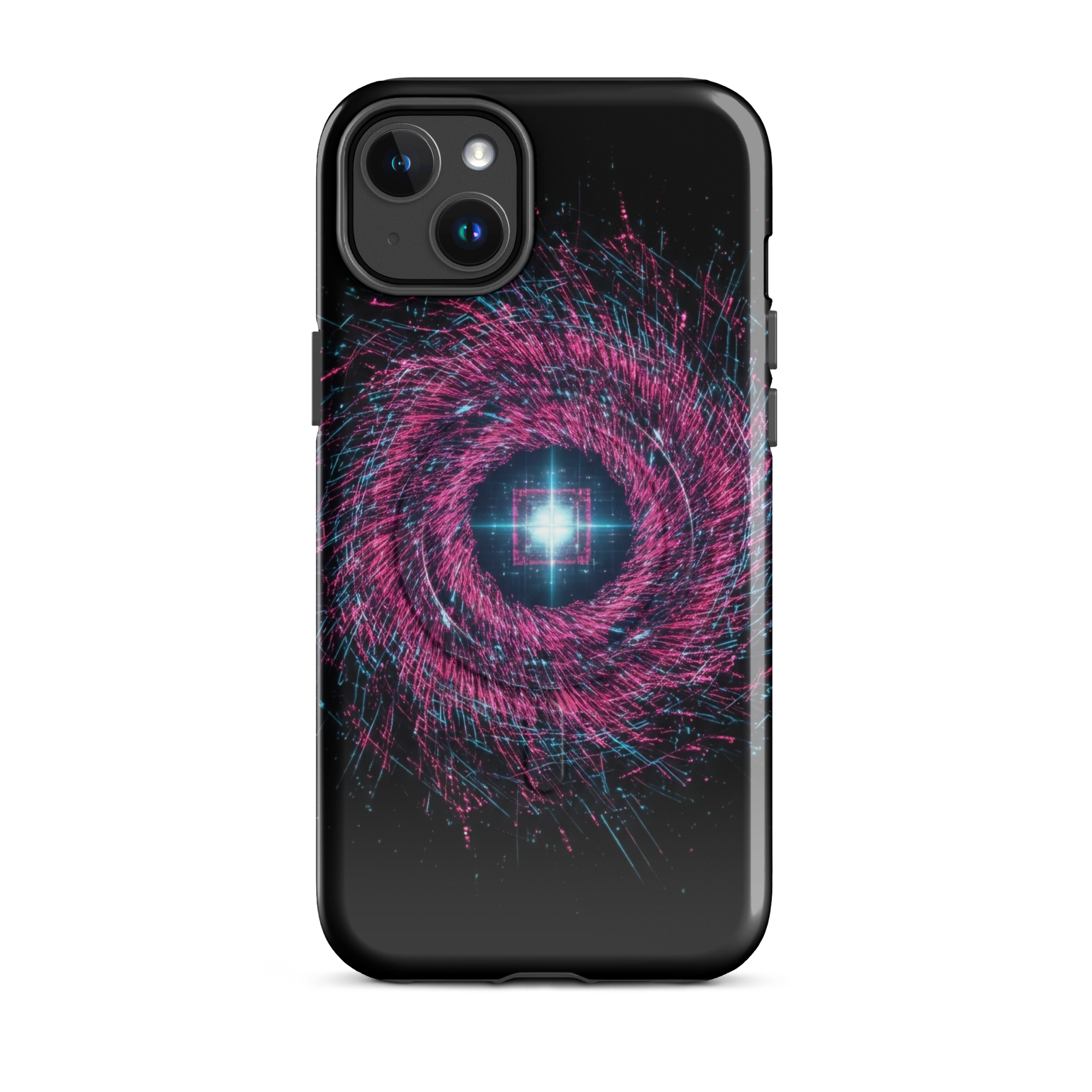 Coque iPhone design Gemini AI collection Nexus - Protection MagSafe TechNova