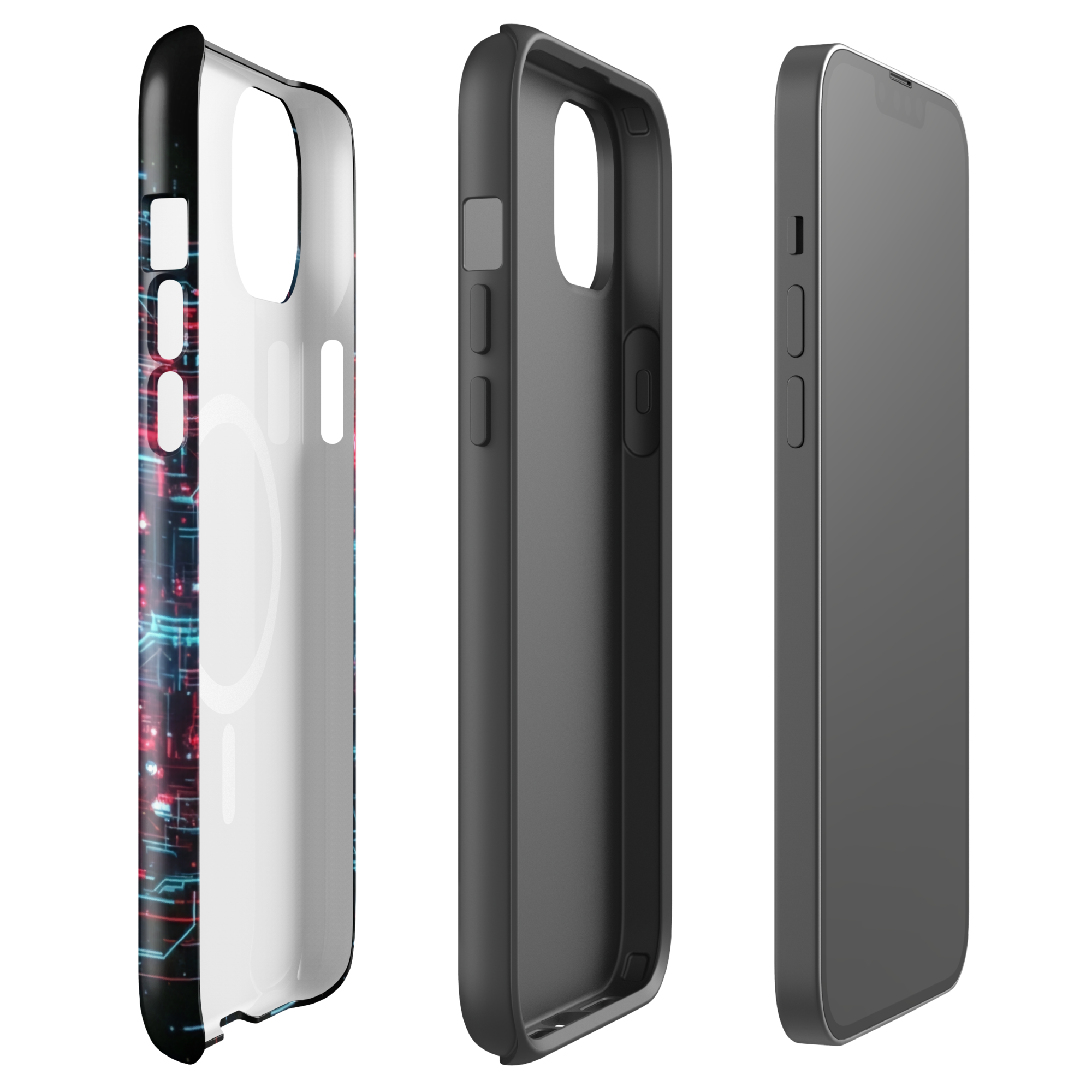 Coque iPhone design Gemini AI collection Nexus - Protection MagSafe TechNova