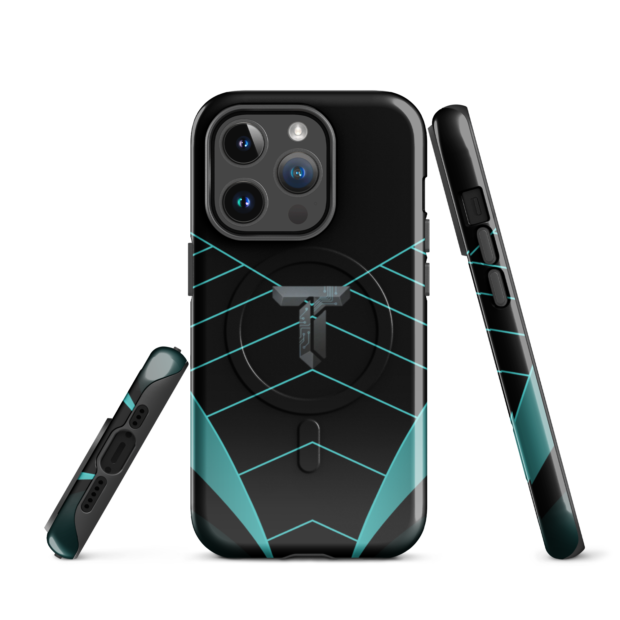 Coque MagSafe antichoc iPhone TechNova Collection Midnight