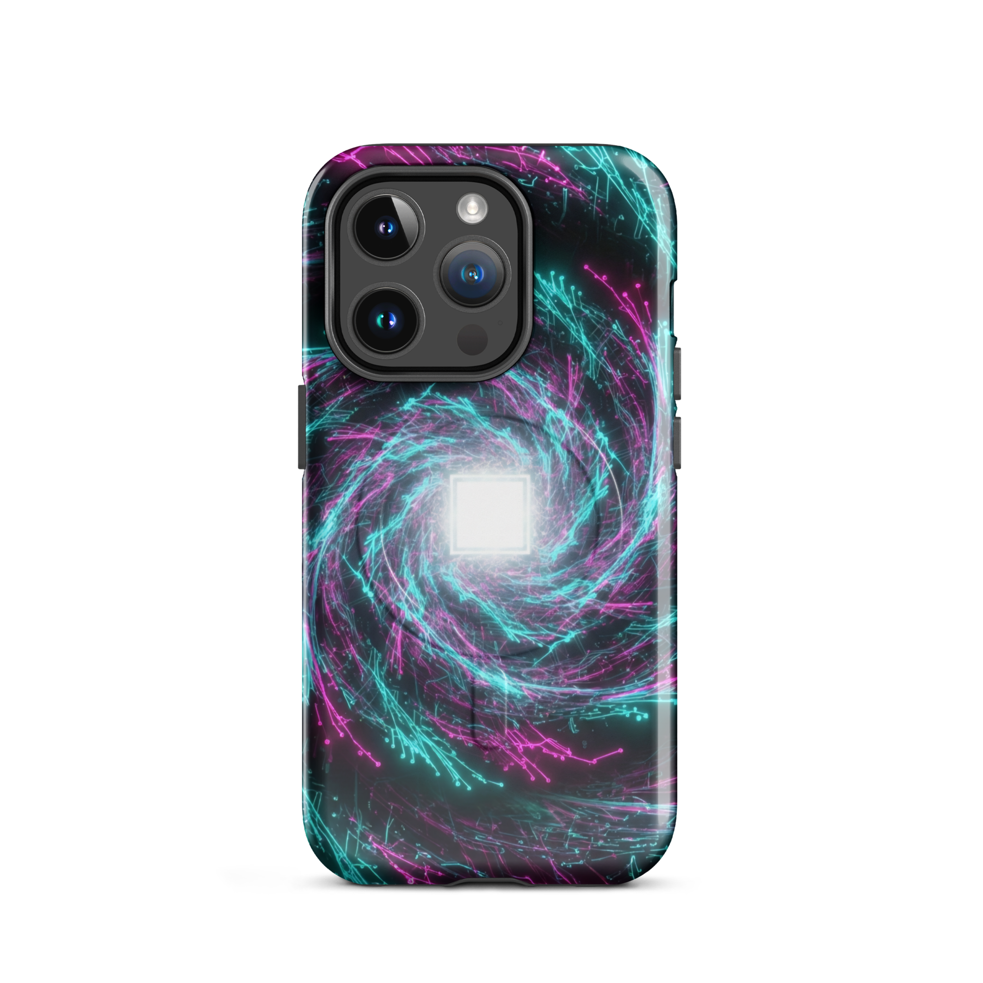 Coque iPhone design Gemini AI collection Nexus - Protection MagSafe TechNova