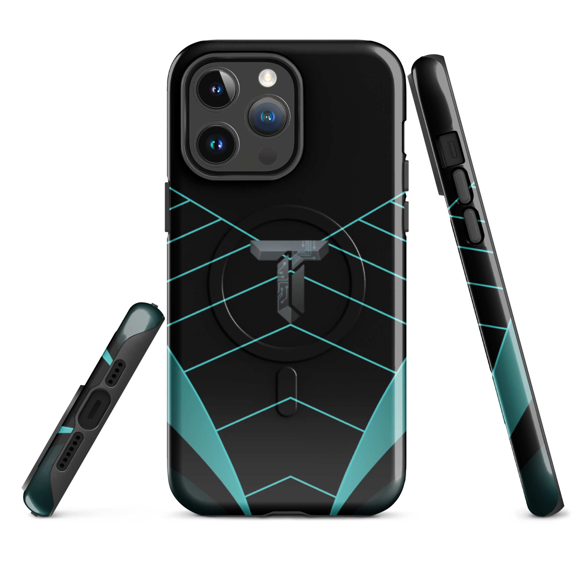 Coque MagSafe antichoc iPhone TechNova Collection Midnight