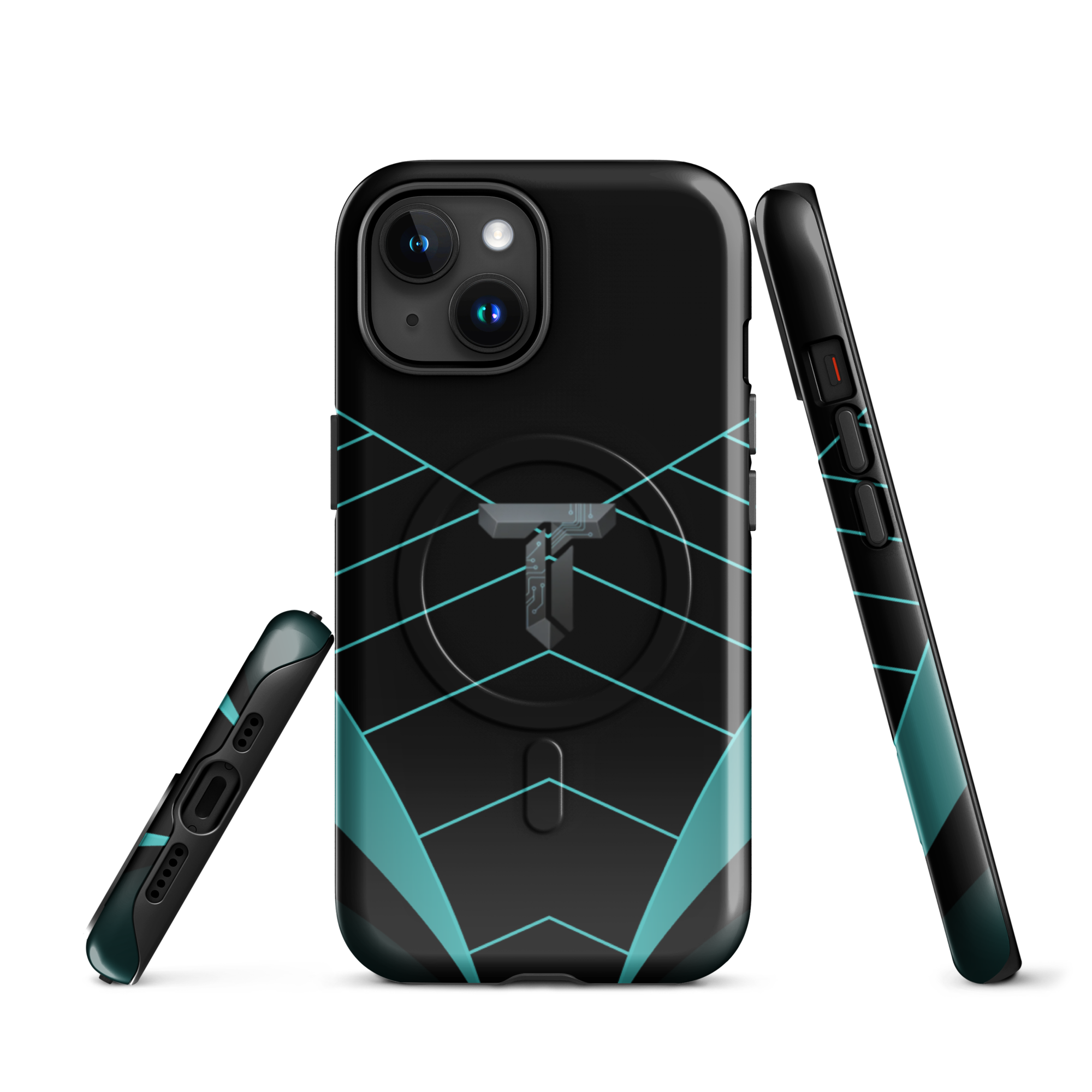 Coque MagSafe antichoc iPhone TechNova Collection Midnight