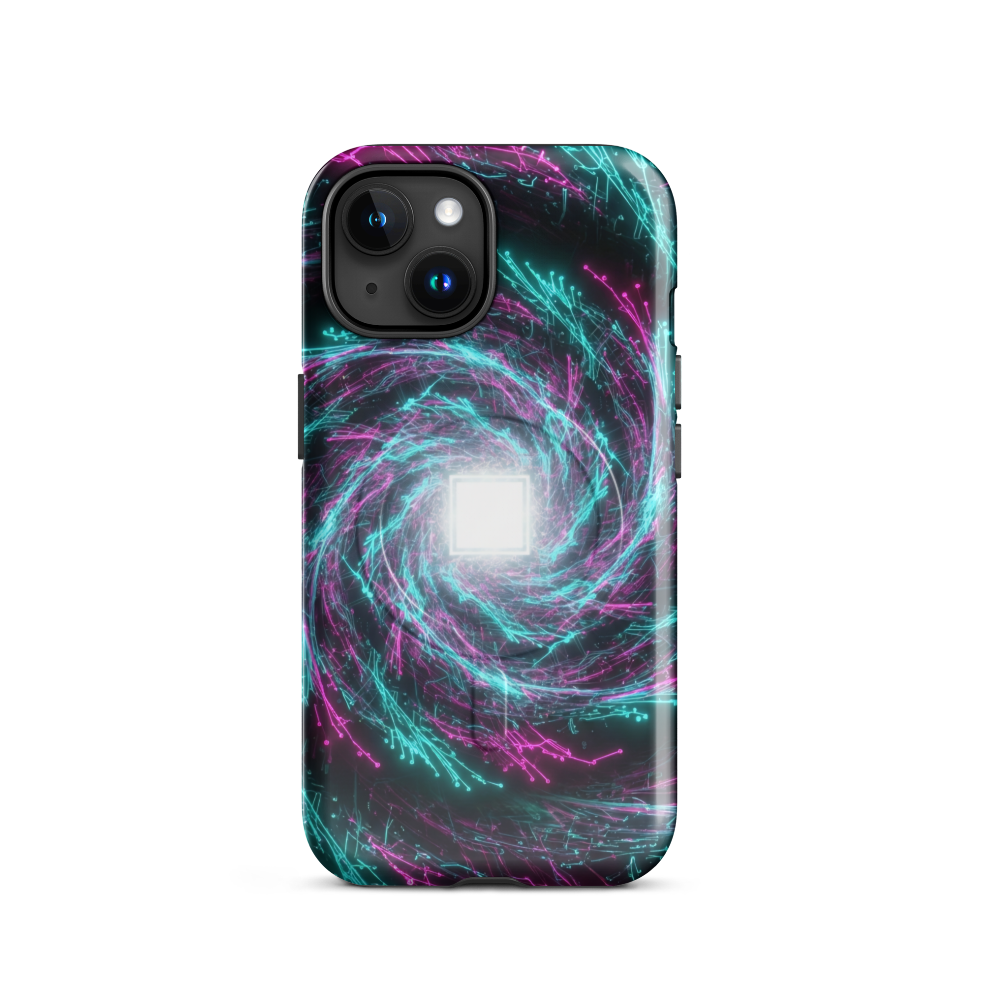 Coque iPhone design Gemini AI collection Nexus - Protection MagSafe TechNova