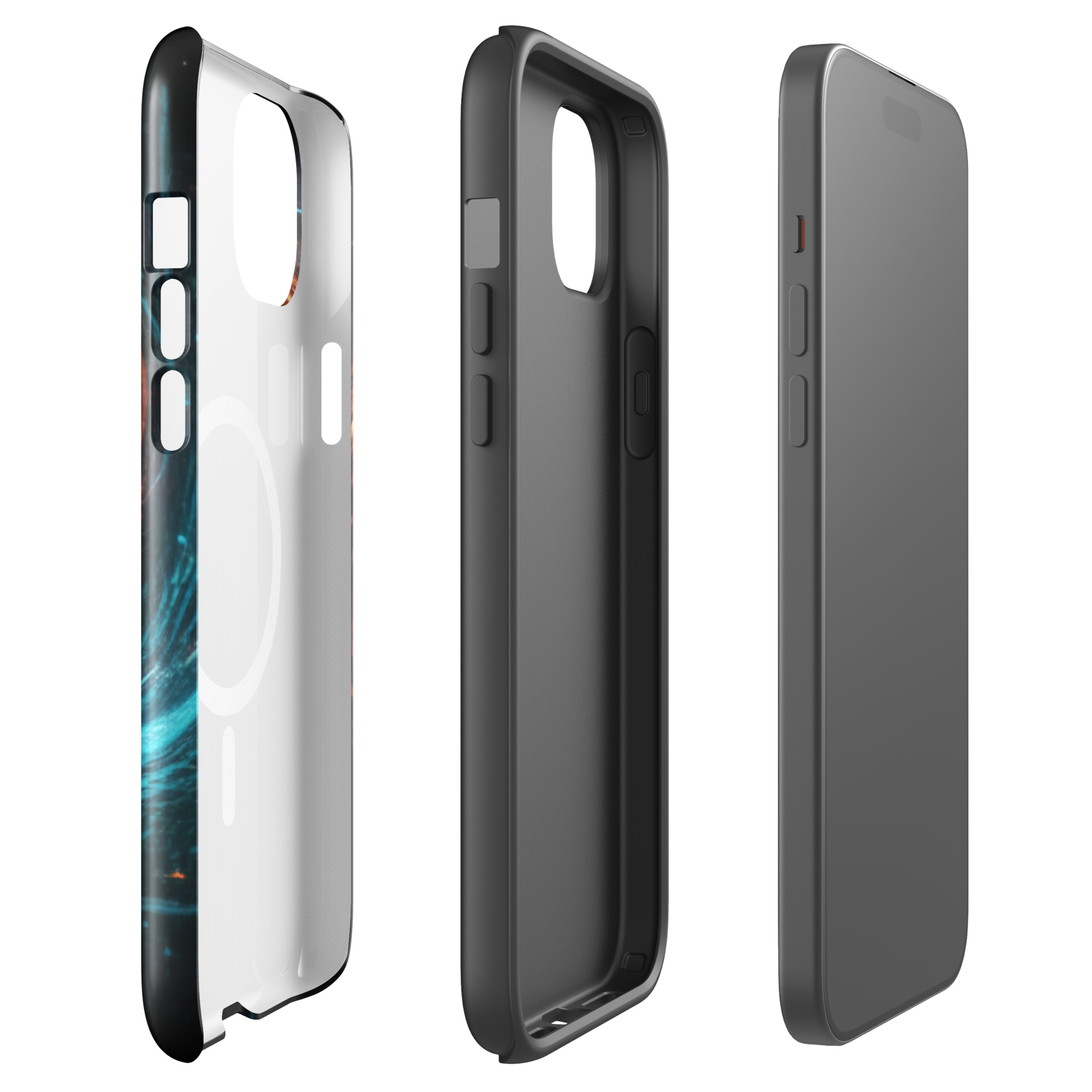 Coque iPhone design Gemini AI collection Nexus - Protection MagSafe TechNova