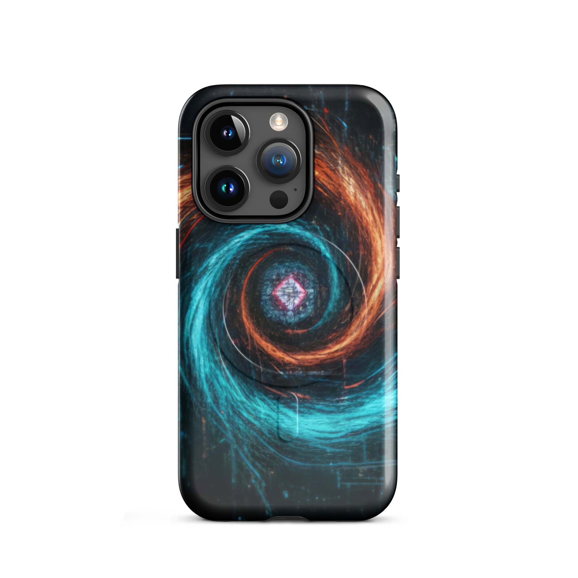 Coque iPhone design Gemini AI collection Nexus - Protection MagSafe TechNova