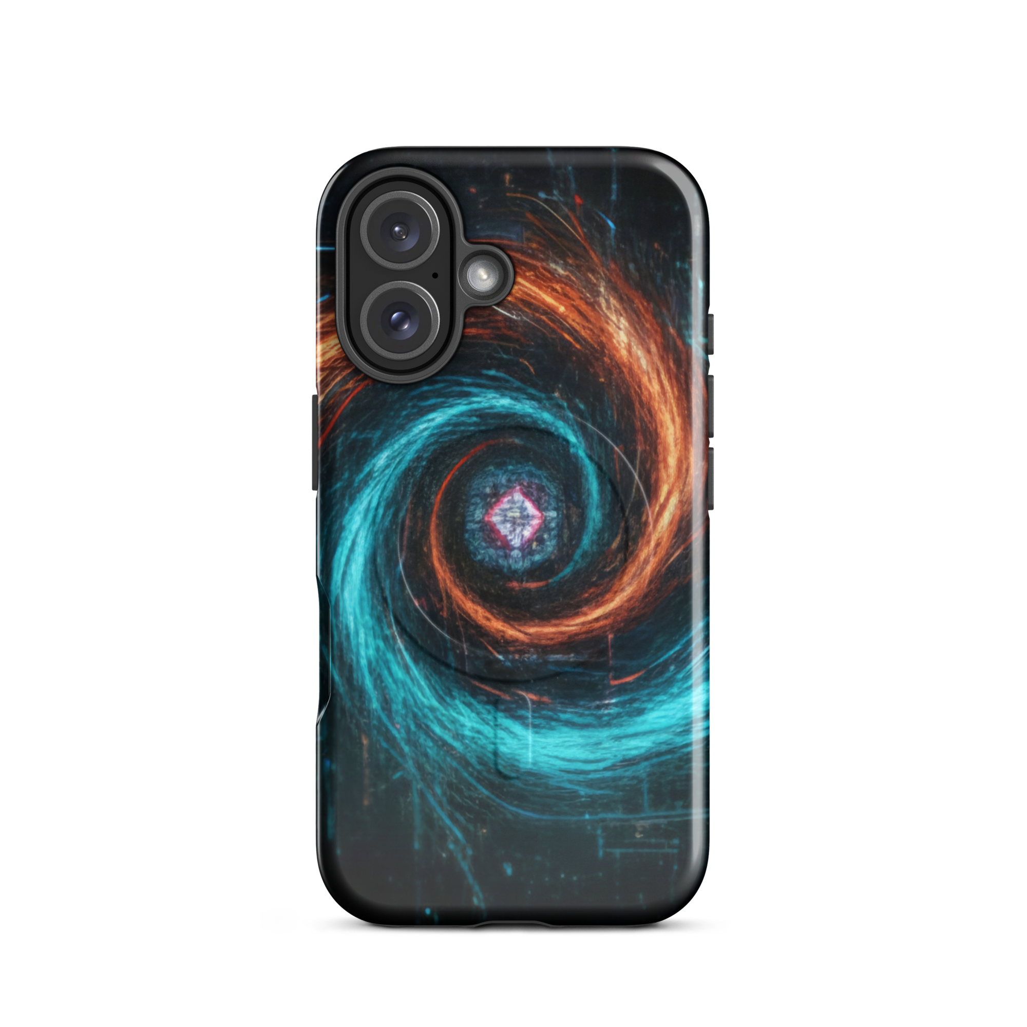 Coque iPhone design Gemini AI collection Nexus - Protection MagSafe TechNova