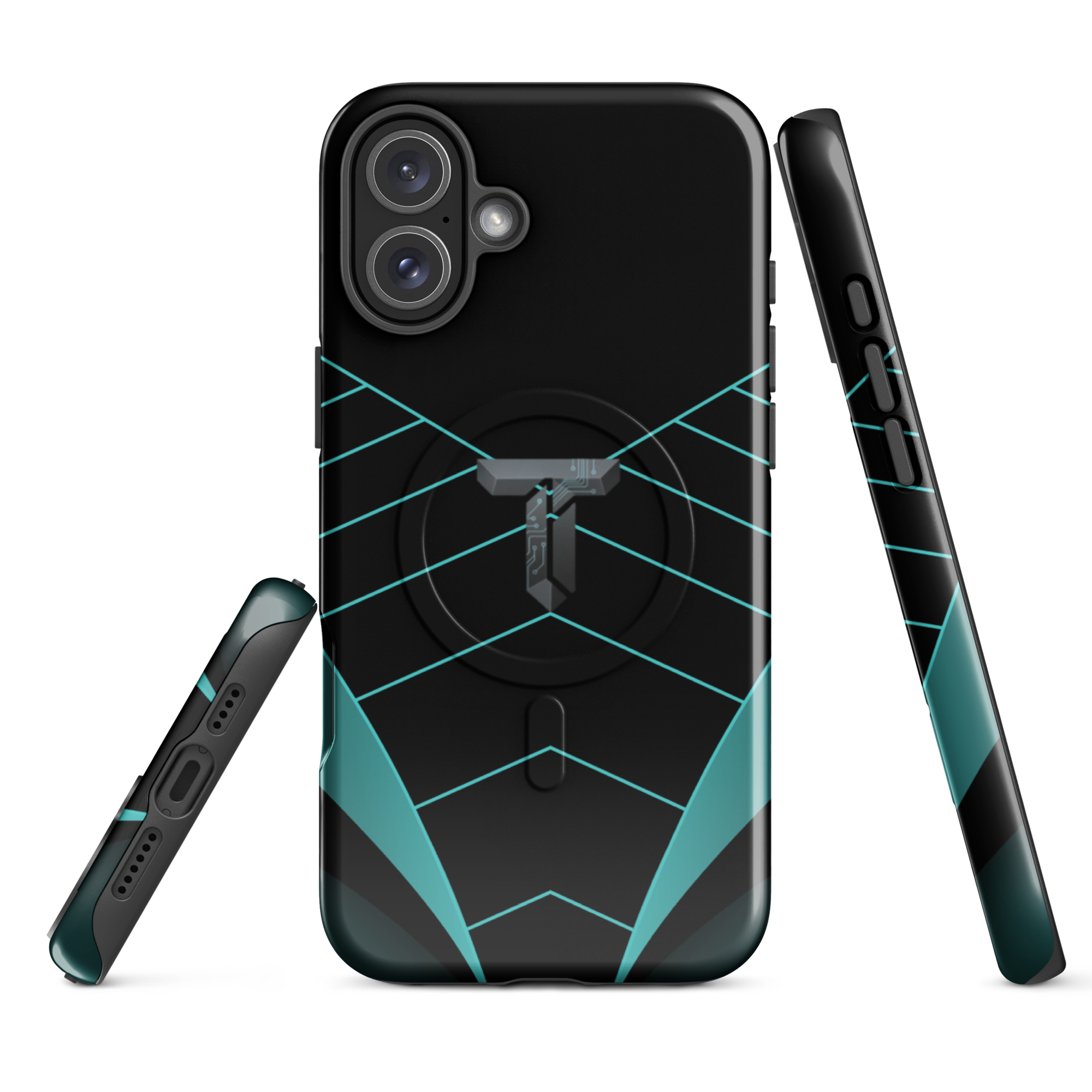 Coque MagSafe antichoc iPhone TechNova Collection Midnight