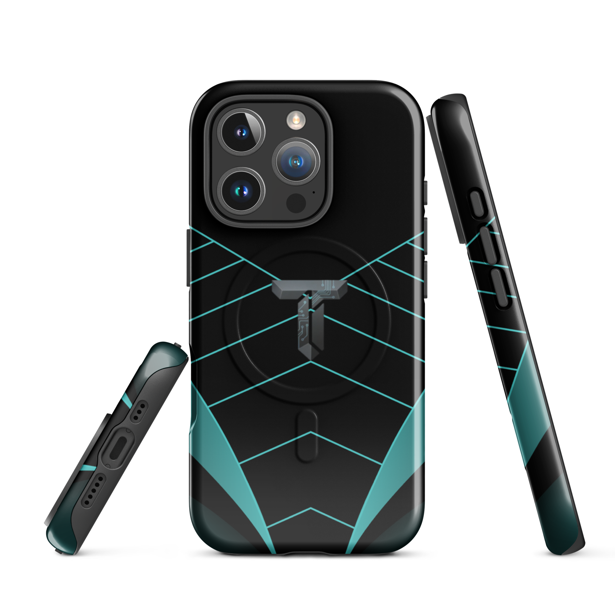 Coque MagSafe antichoc iPhone TechNova Collection Midnight