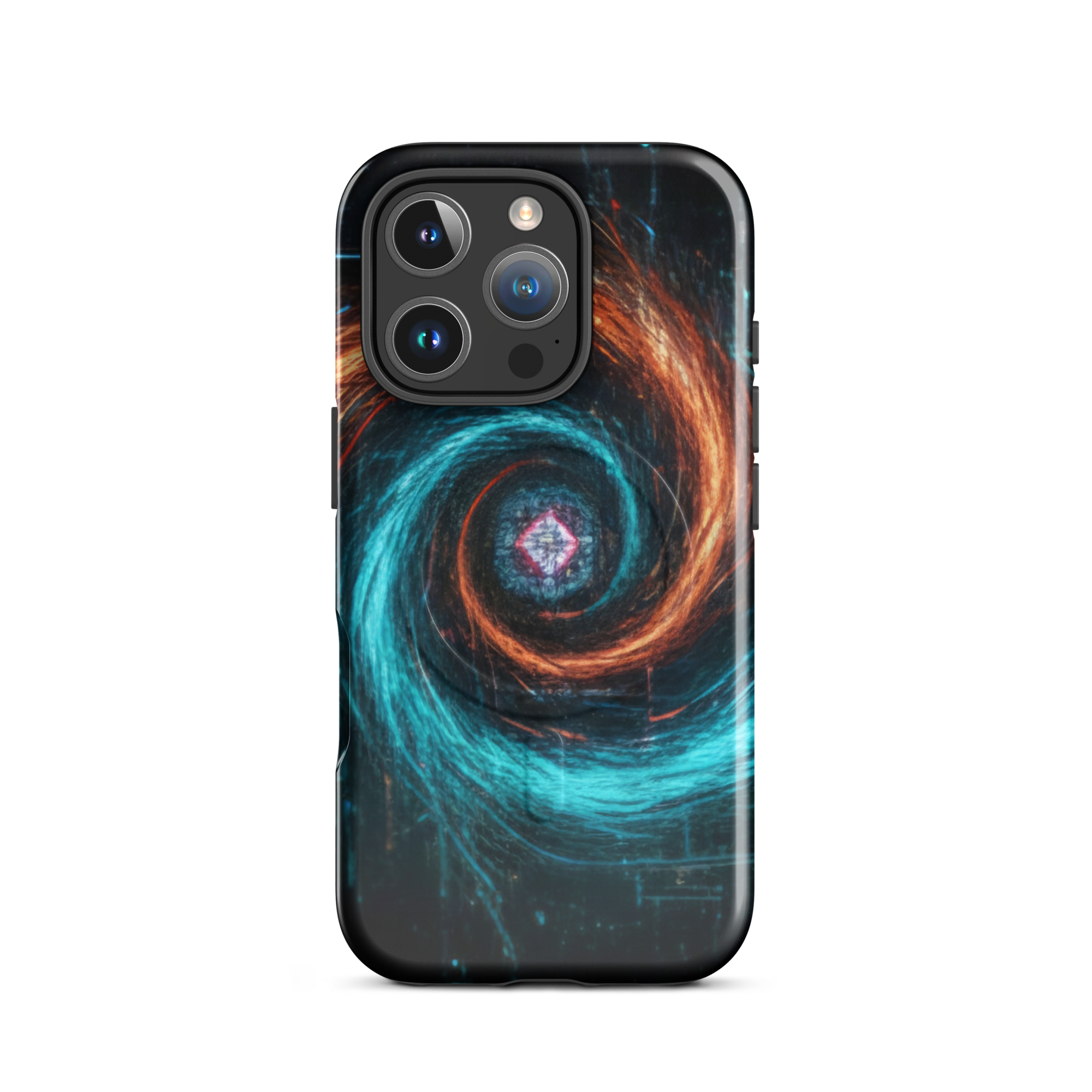 Coque iPhone design Gemini AI collection Nexus - Protection MagSafe TechNova