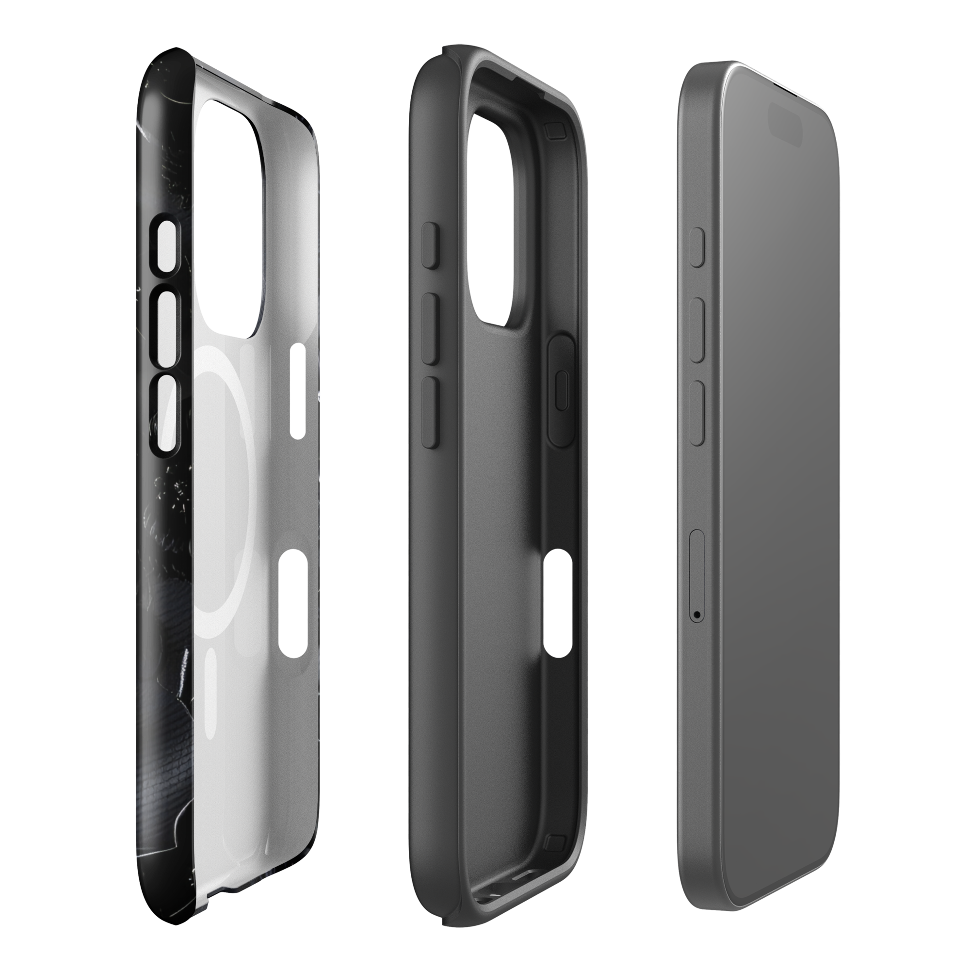 Coque iPhone MagSafe TechNova Couture Signature - Design premium haute couture avec protection renforcée et compatibilité MagSafe