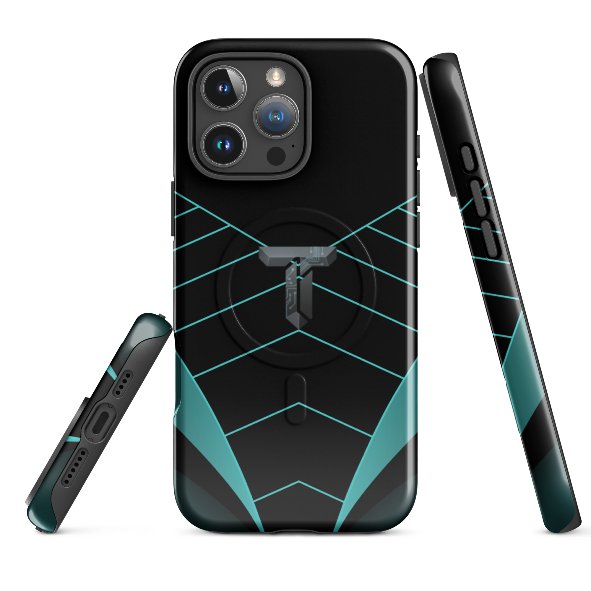 Coque MagSafe antichoc iPhone TechNova Collection Midnight