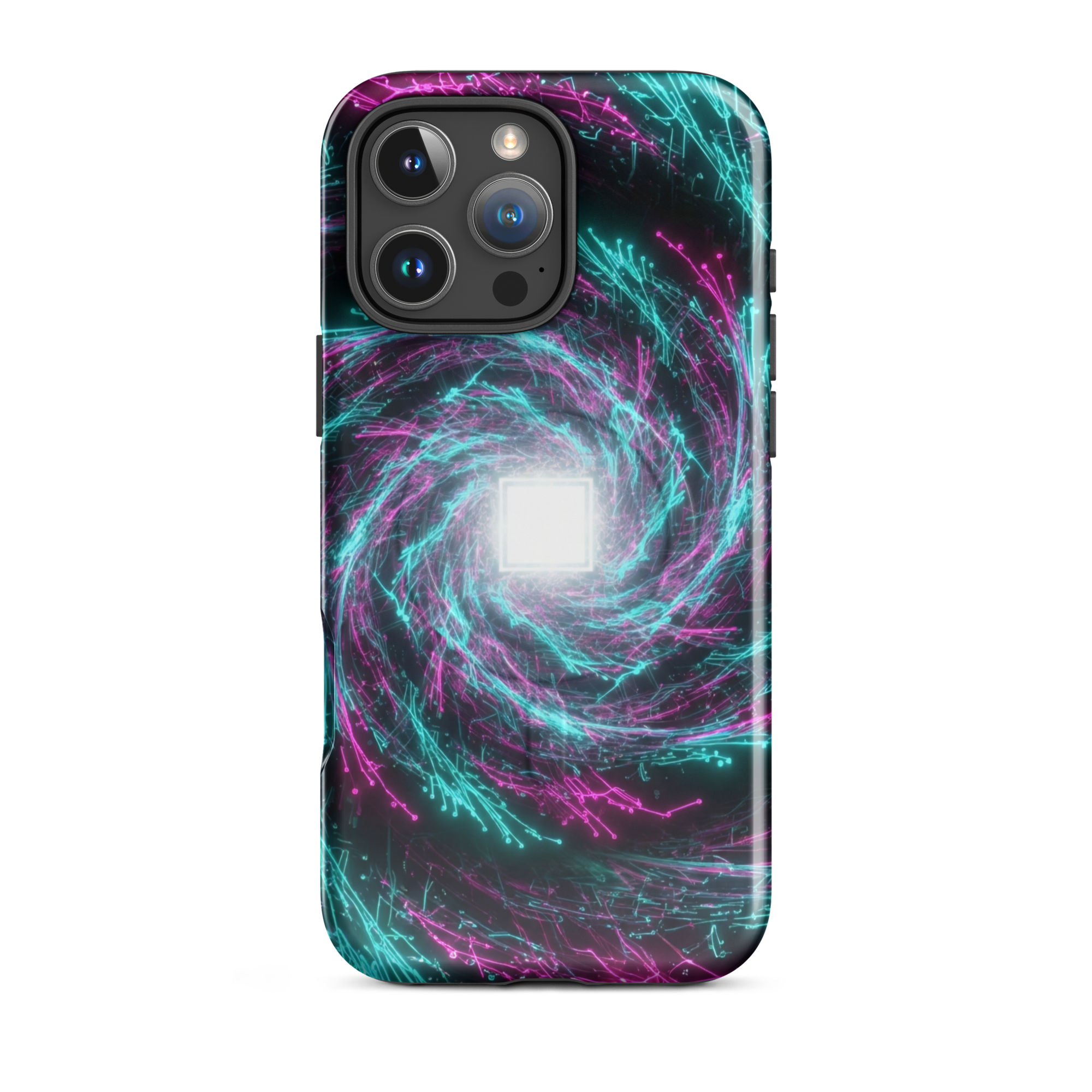 Coque iPhone design Gemini AI collection Nexus - Protection MagSafe TechNova