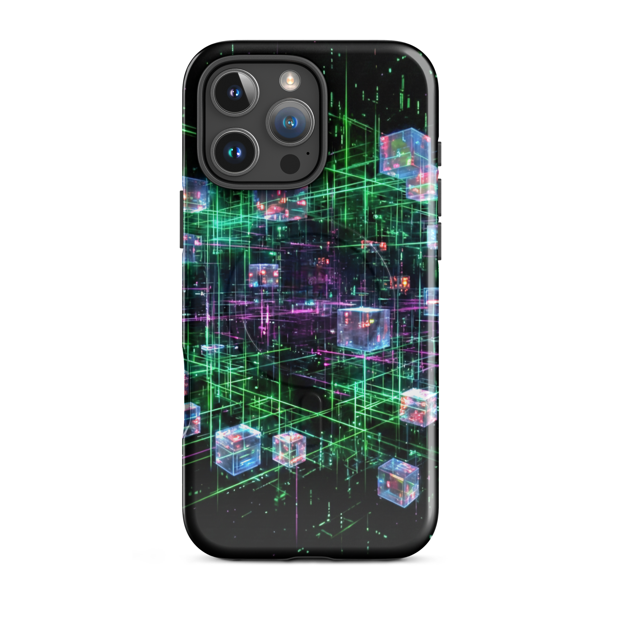 Coque iPhone design Gemini AI collection Nexus - Protection MagSafe TechNova