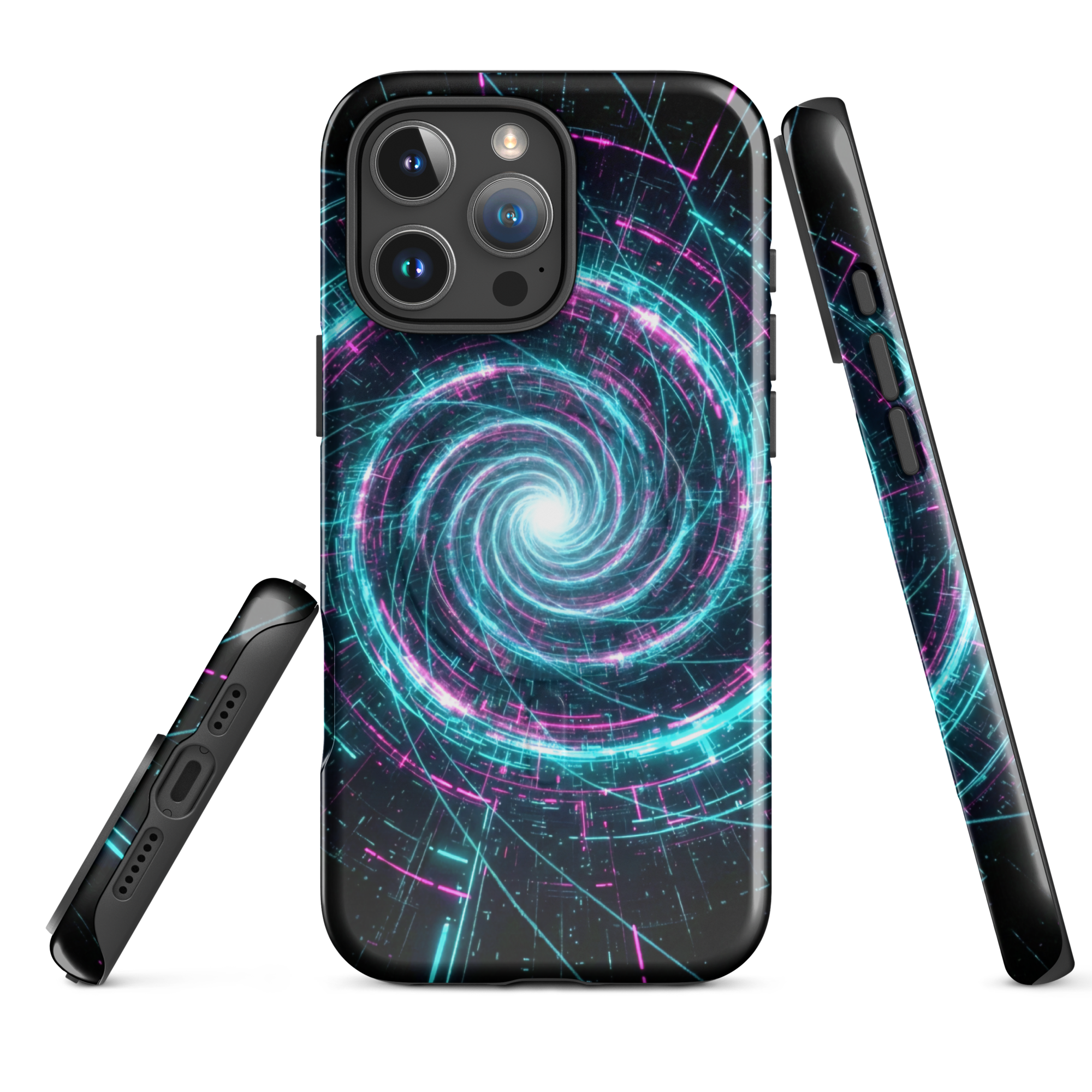 Coque iPhone design Gemini AI collection Nexus - Protection MagSafe TechNova