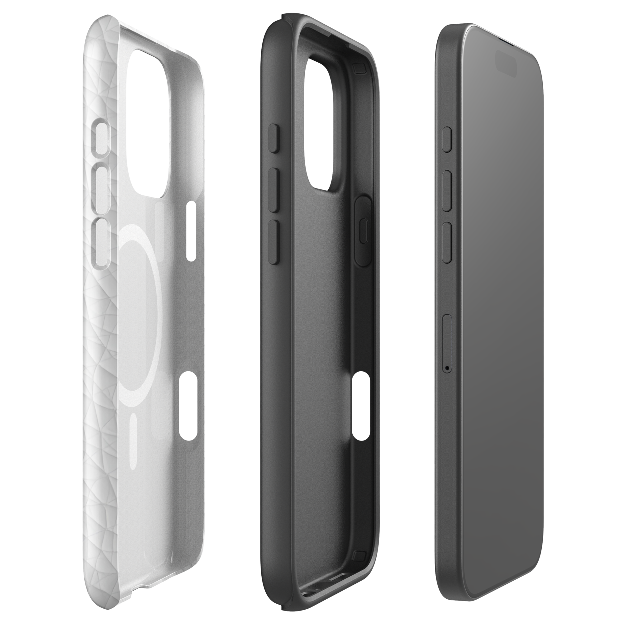 Coque iPhone MagSafe TechNova Couture Signature - Design premium haute couture avec protection renforcée et compatibilité MagSafe