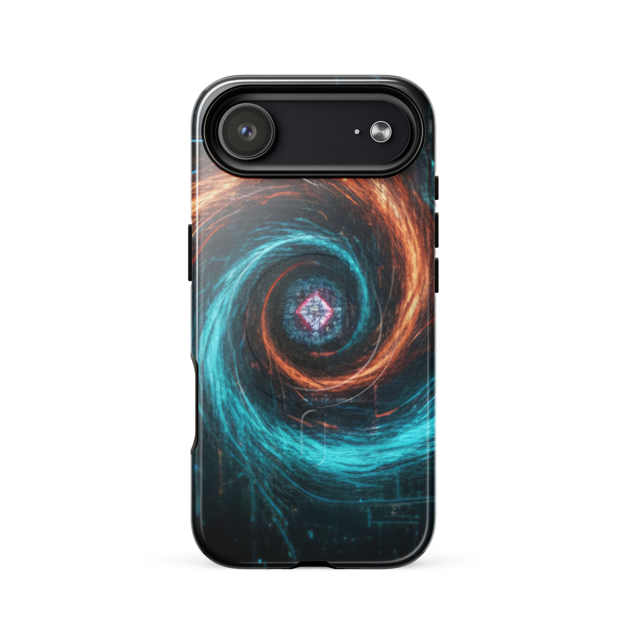 Coque iPhone design Gemini AI collection Nexus - Protection MagSafe TechNova