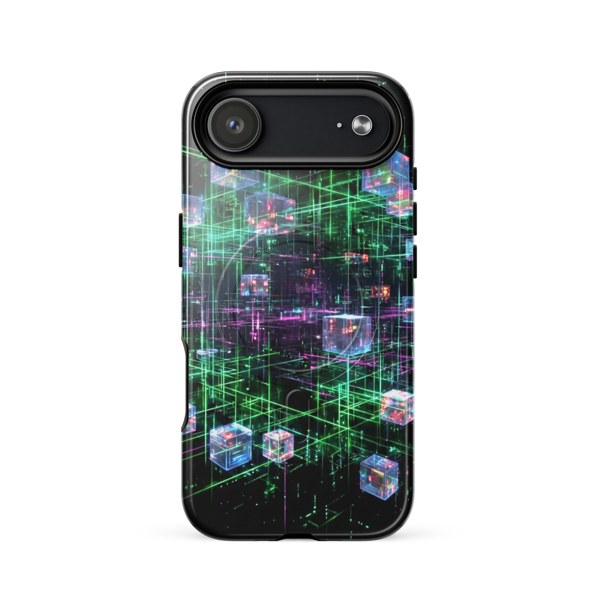 Coque iPhone design Gemini AI collection Nexus - Protection MagSafe TechNova