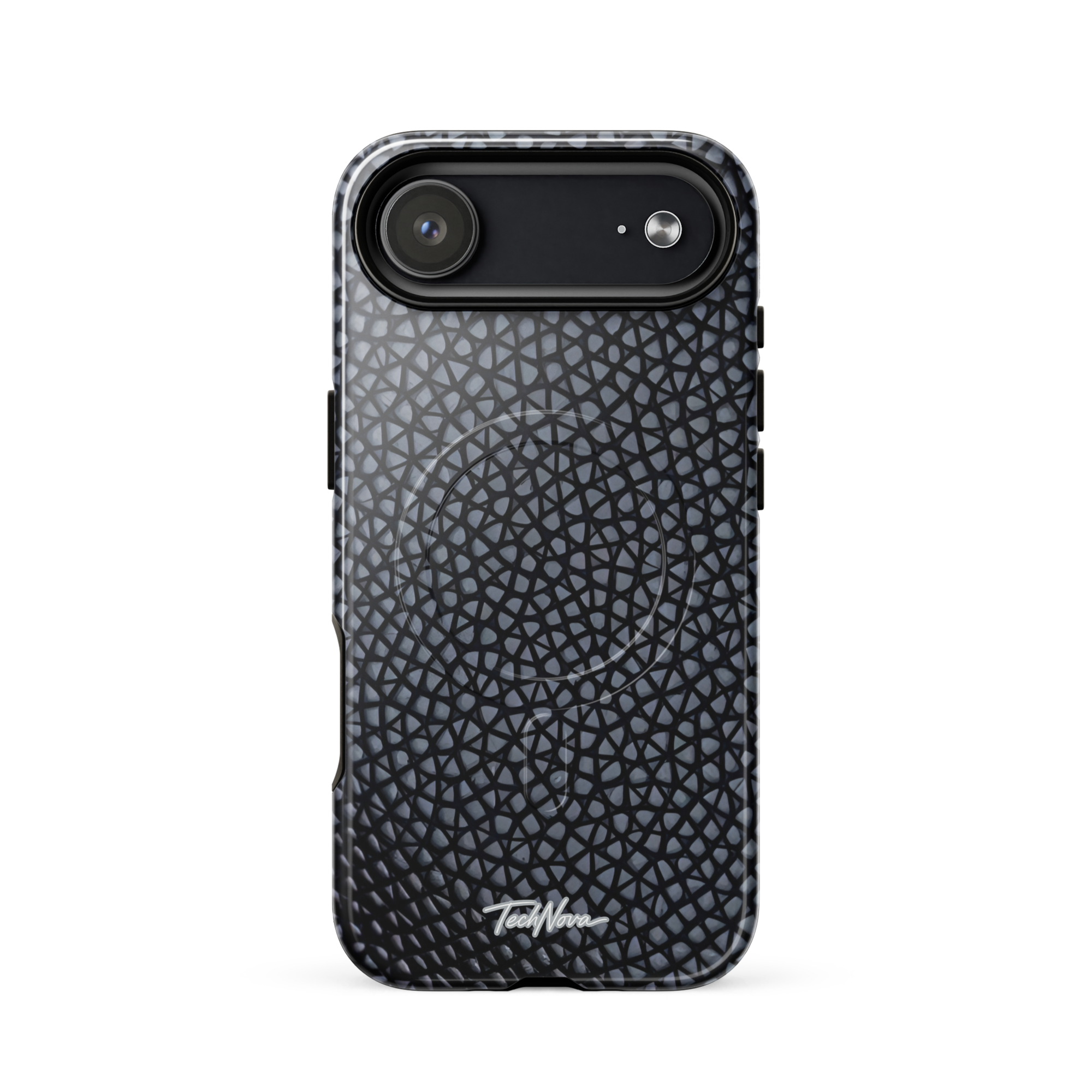 Coque iPhone MagSafe TechNova Couture Signature - Design premium haute couture avec protection renforcée et compatibilité MagSafe