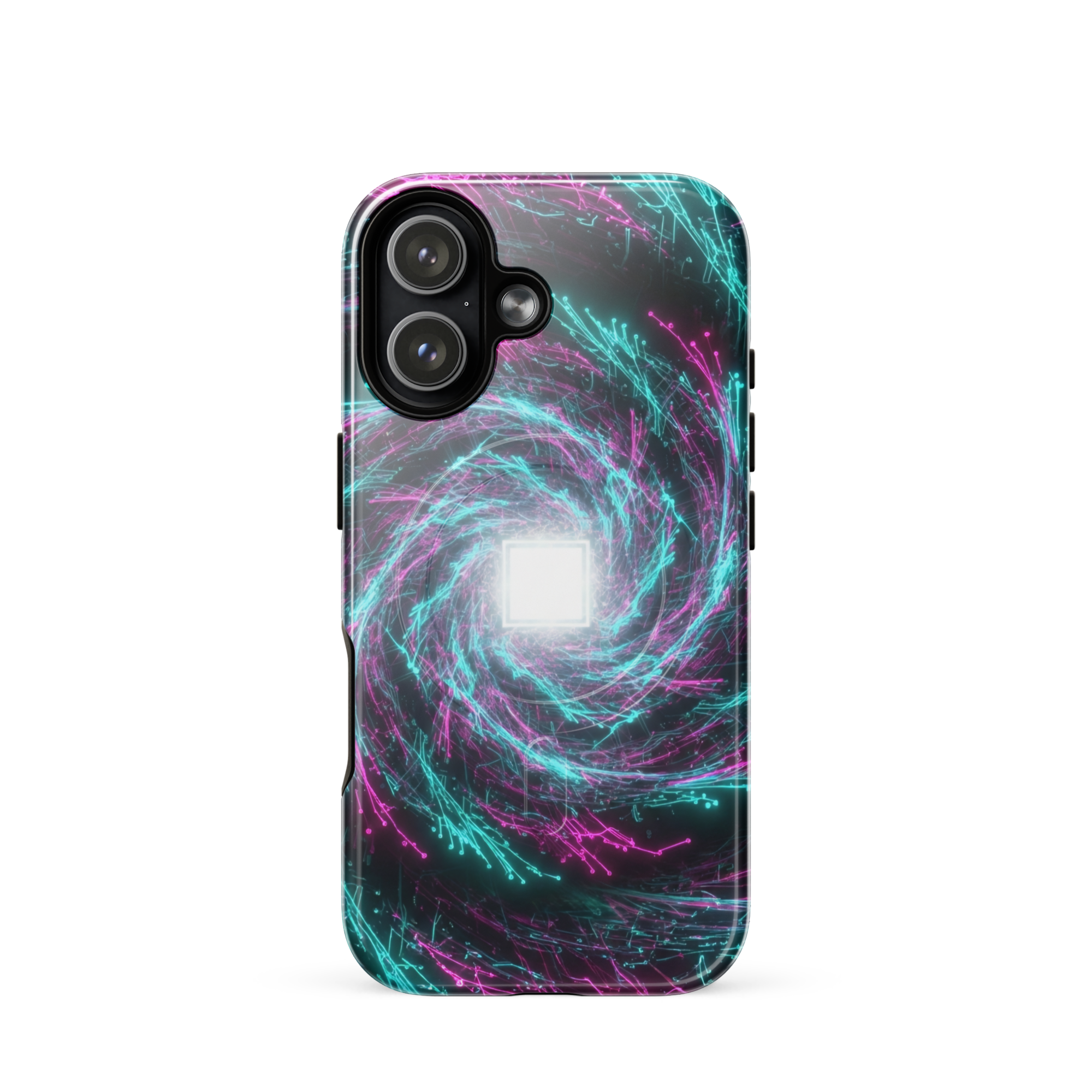 Coque iPhone design Gemini AI collection Nexus - Protection MagSafe TechNova