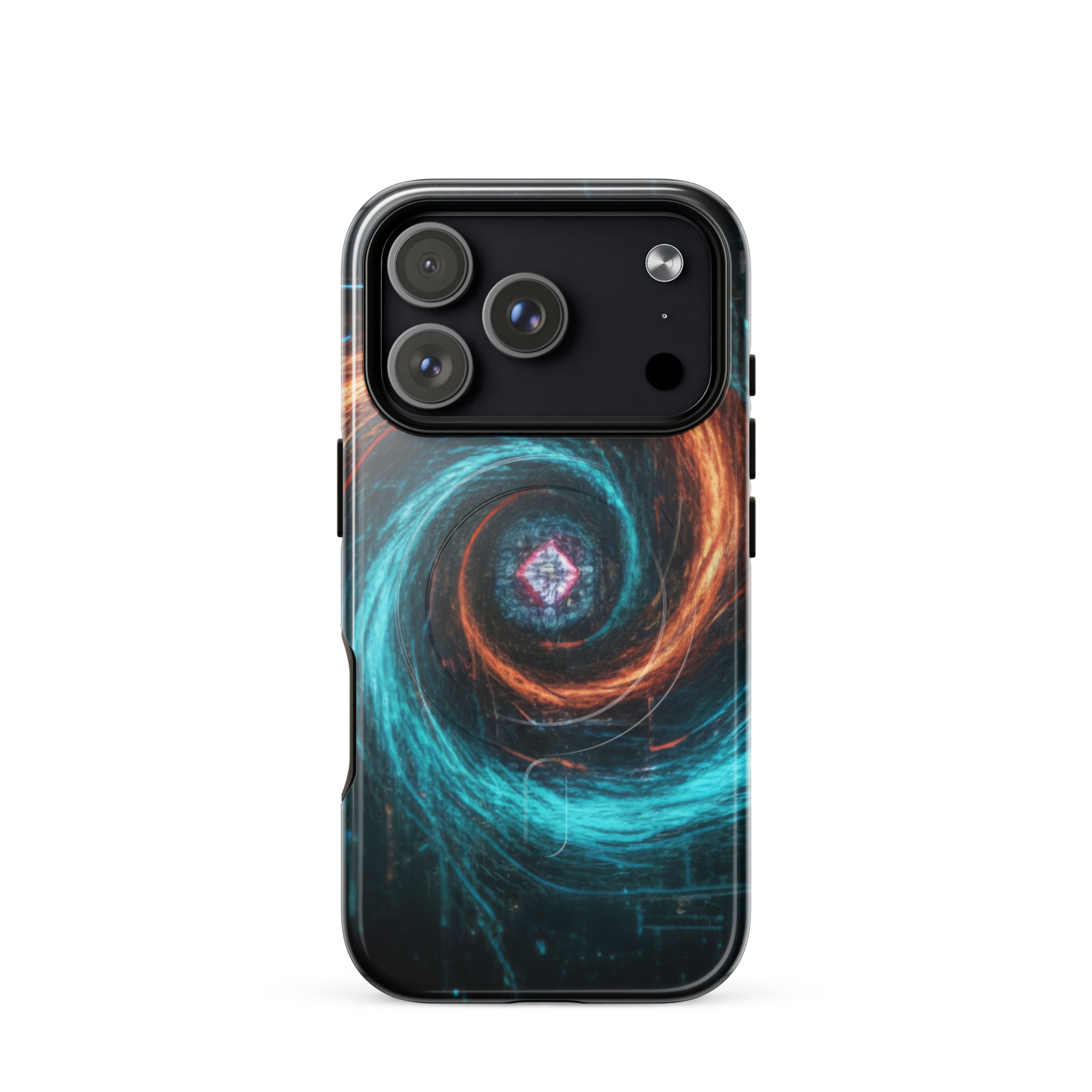 Coque iPhone design Gemini AI collection Nexus - Protection MagSafe TechNova