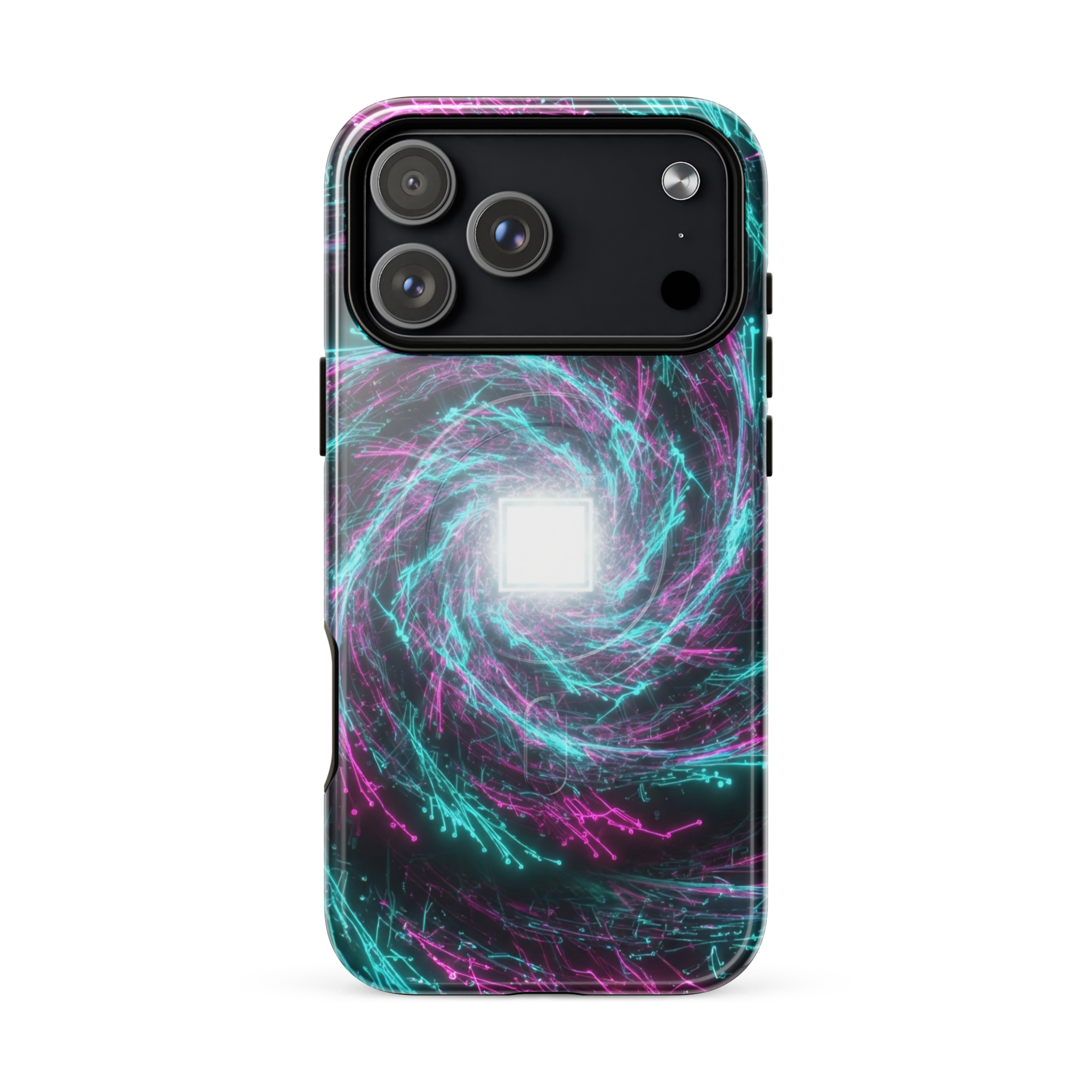 Coque iPhone design Gemini AI collection Nexus - Protection MagSafe TechNova