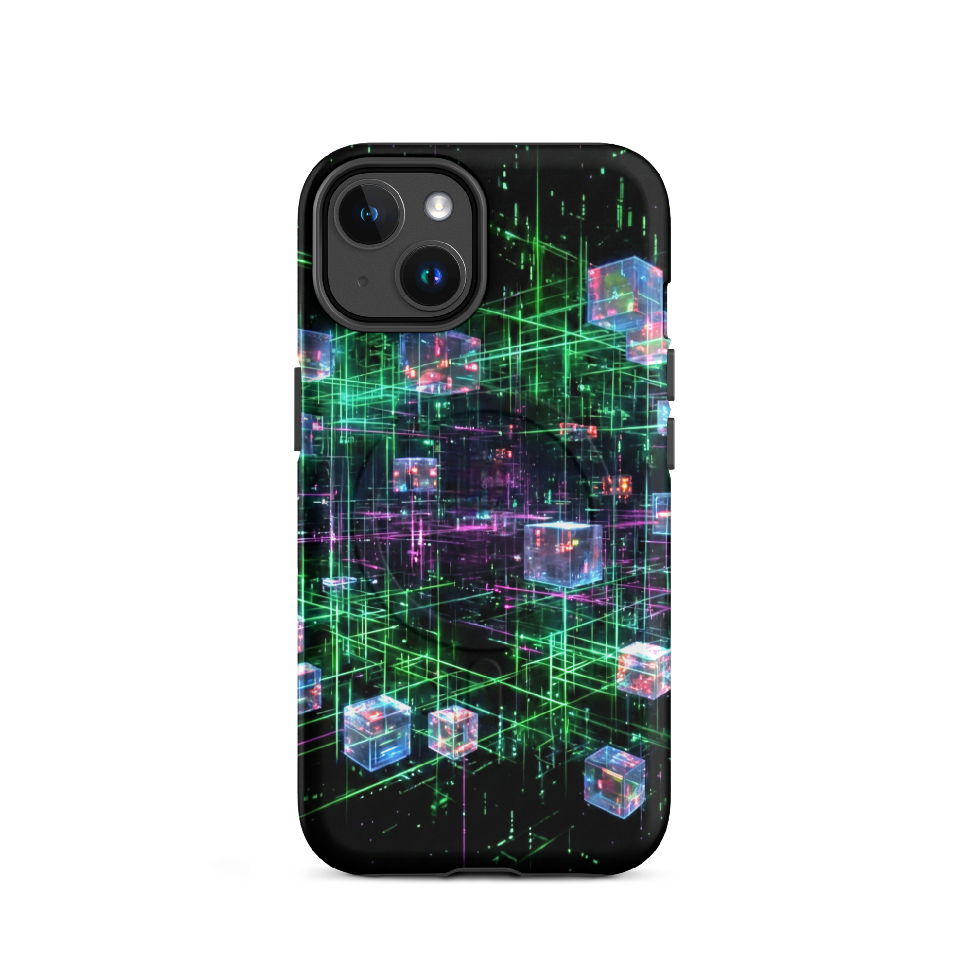 Coque iPhone design Gemini AI collection Nexus - Protection MagSafe TechNova