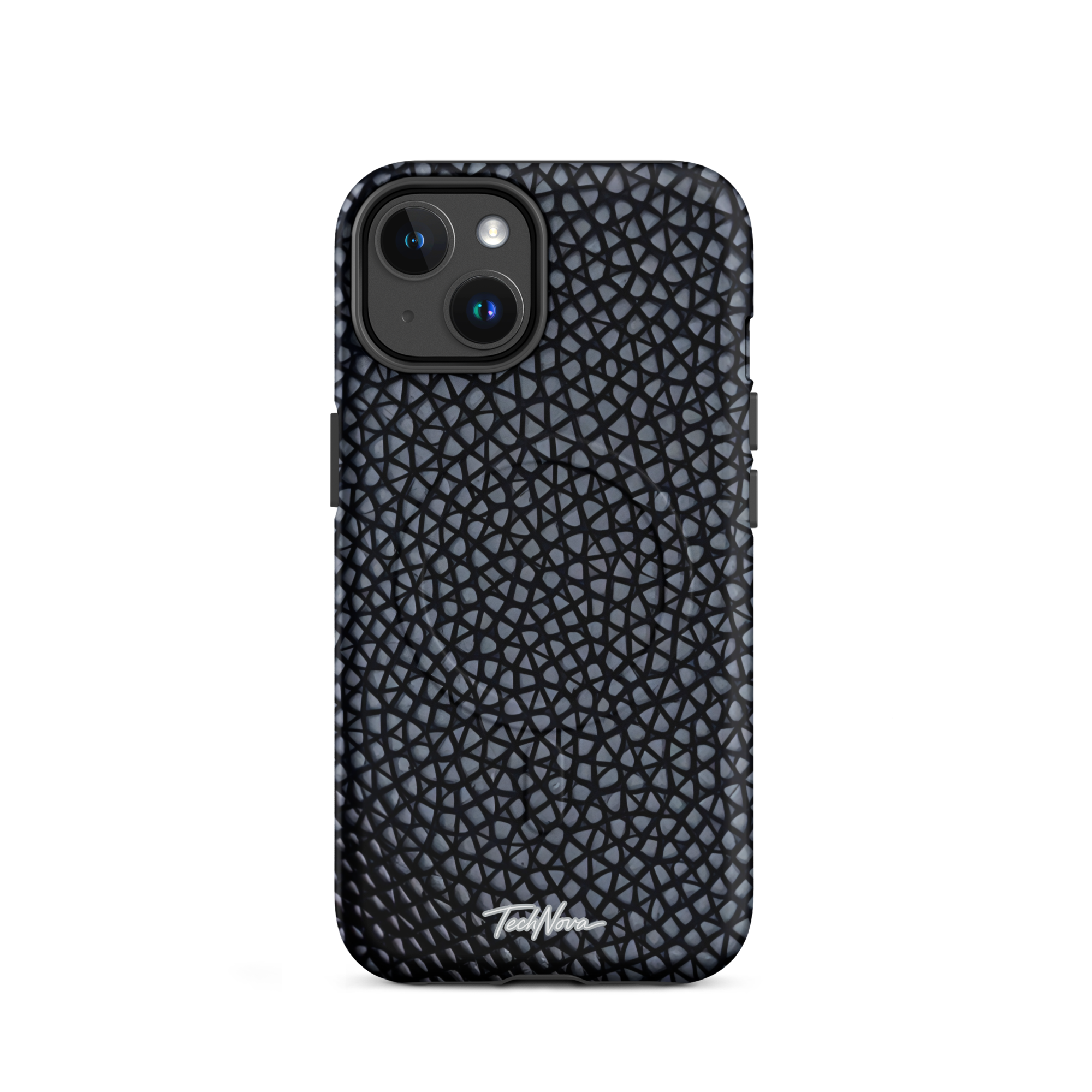 Coque iPhone MagSafe TechNova Couture Signature - Design premium haute couture avec protection renforcée et compatibilité MagSafe