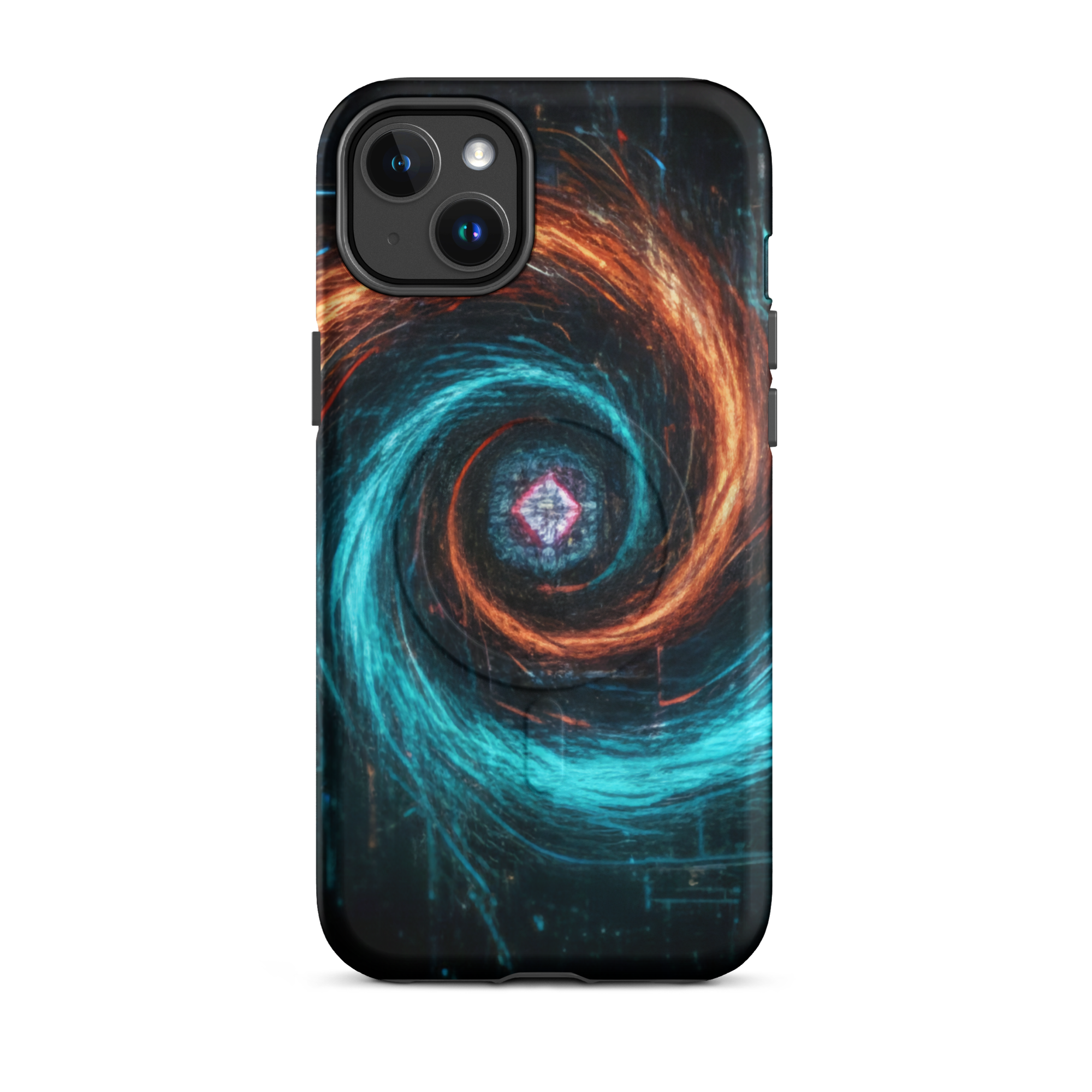 Coque iPhone design Gemini AI collection Nexus - Protection MagSafe TechNova