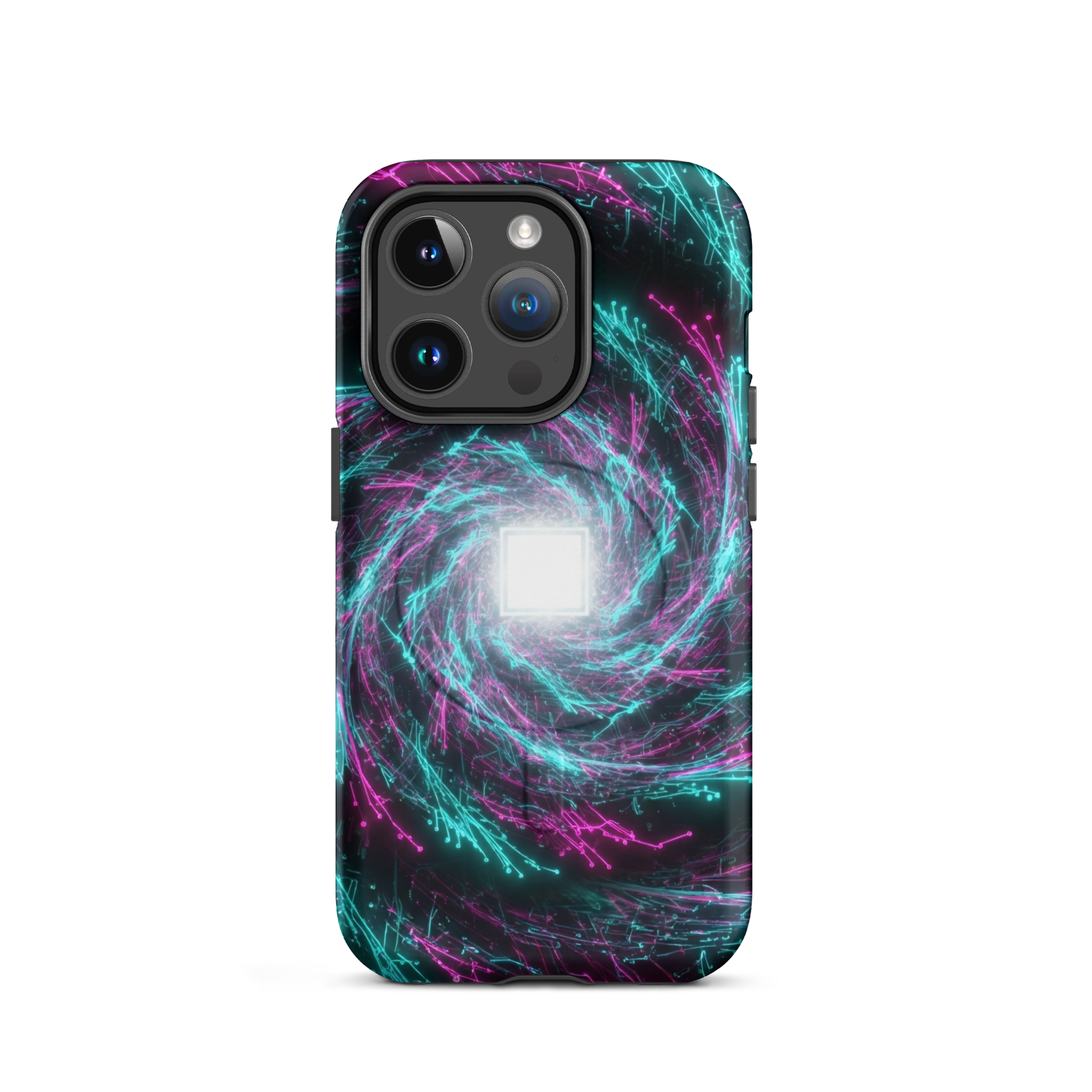 Coque iPhone design Gemini AI collection Nexus - Protection MagSafe TechNova