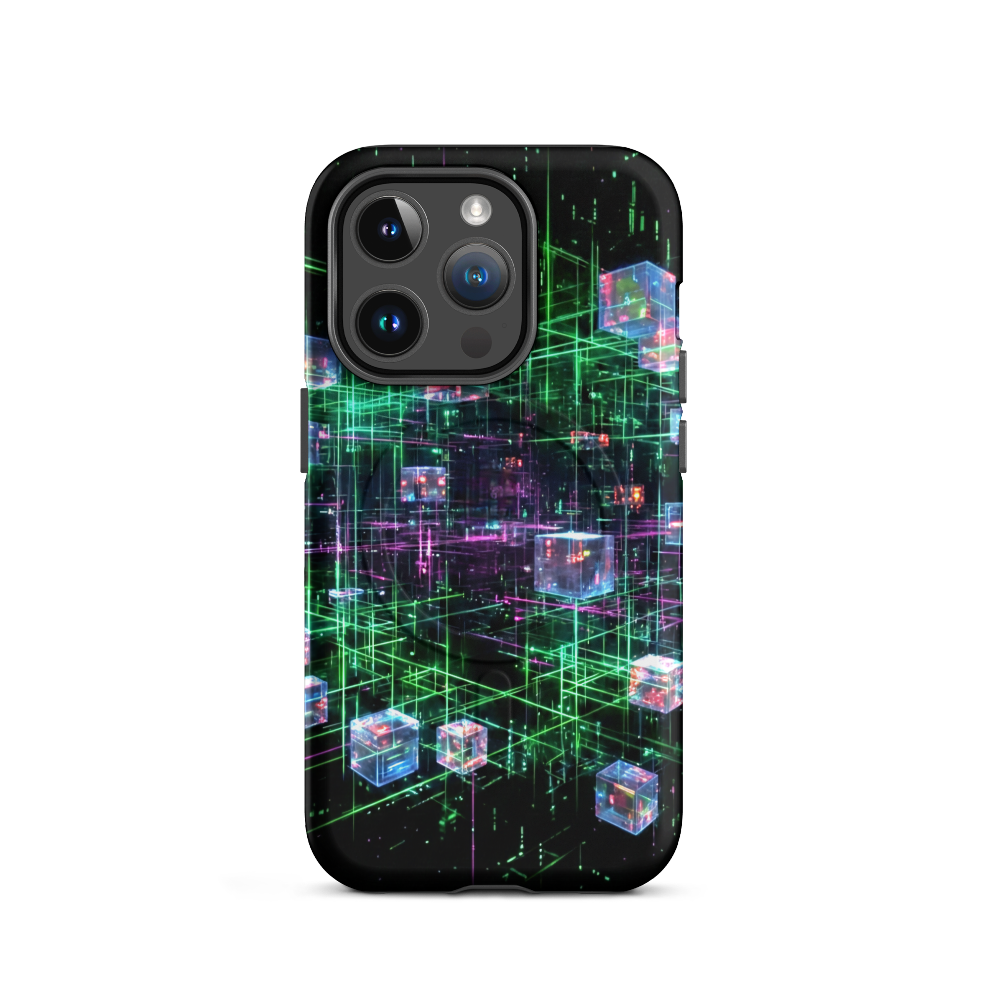 Coque iPhone design Gemini AI collection Nexus - Protection MagSafe TechNova