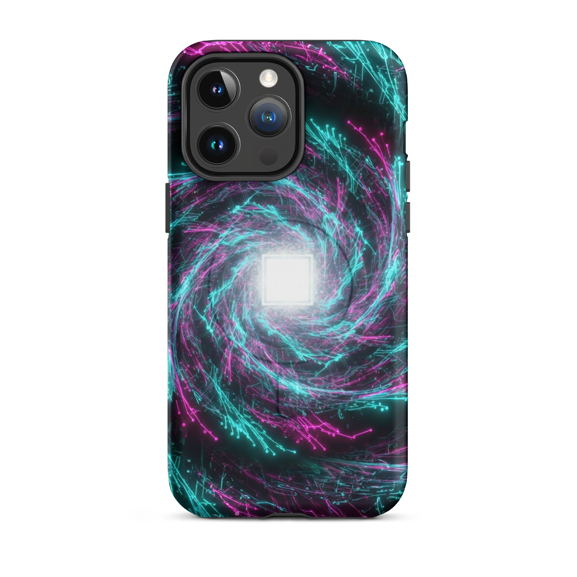 Coque iPhone design Gemini AI collection Nexus - Protection MagSafe TechNova