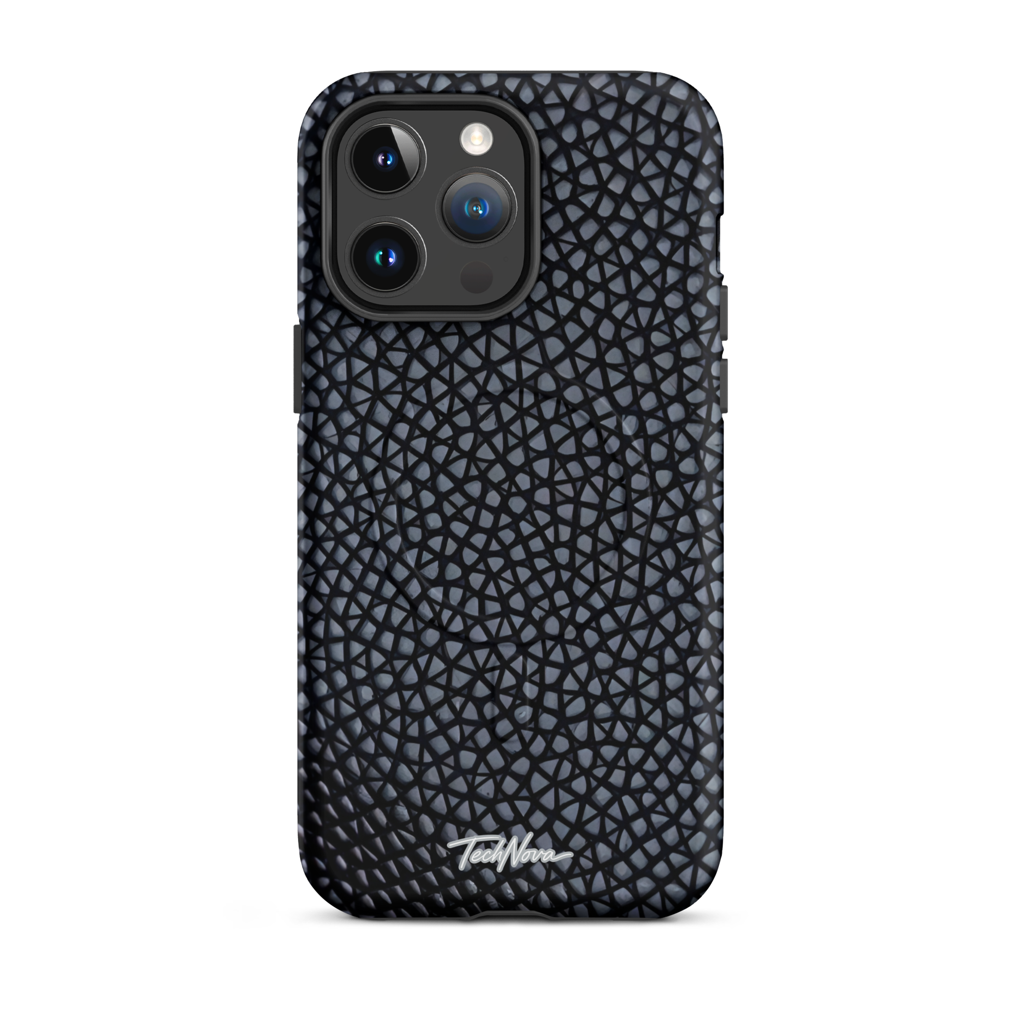 Coque iPhone MagSafe TechNova Couture Signature - Design premium haute couture avec protection renforcée et compatibilité MagSafe