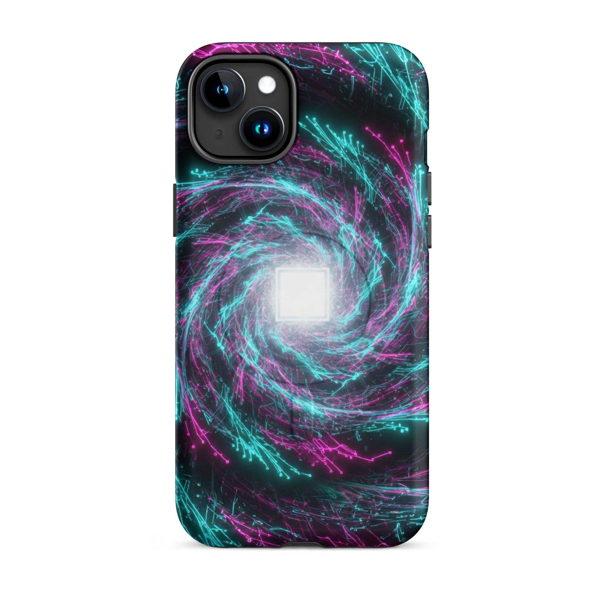 Coque iPhone design Gemini AI collection Nexus - Protection MagSafe TechNova