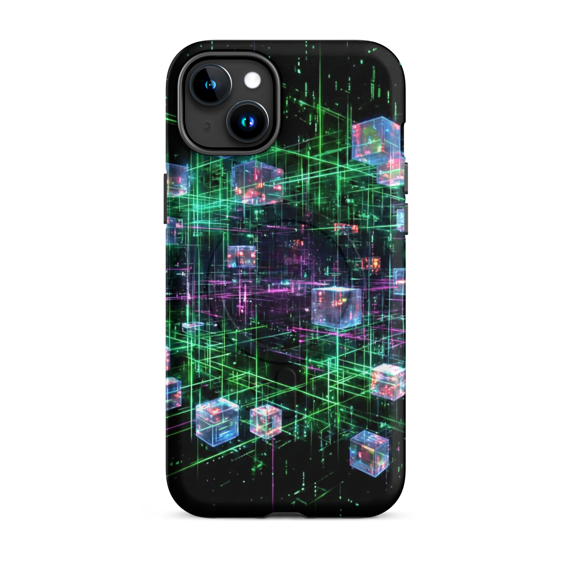 Coque iPhone design Gemini AI collection Nexus - Protection MagSafe TechNova