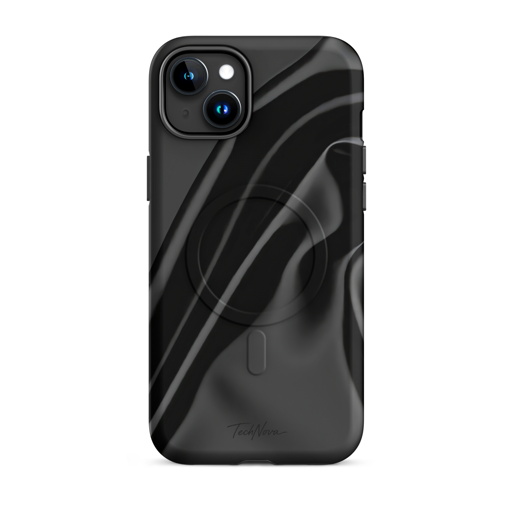 Coque iPhone MagSafe TechNova Couture Signature - Design premium haute couture avec protection renforcée et compatibilité MagSafe