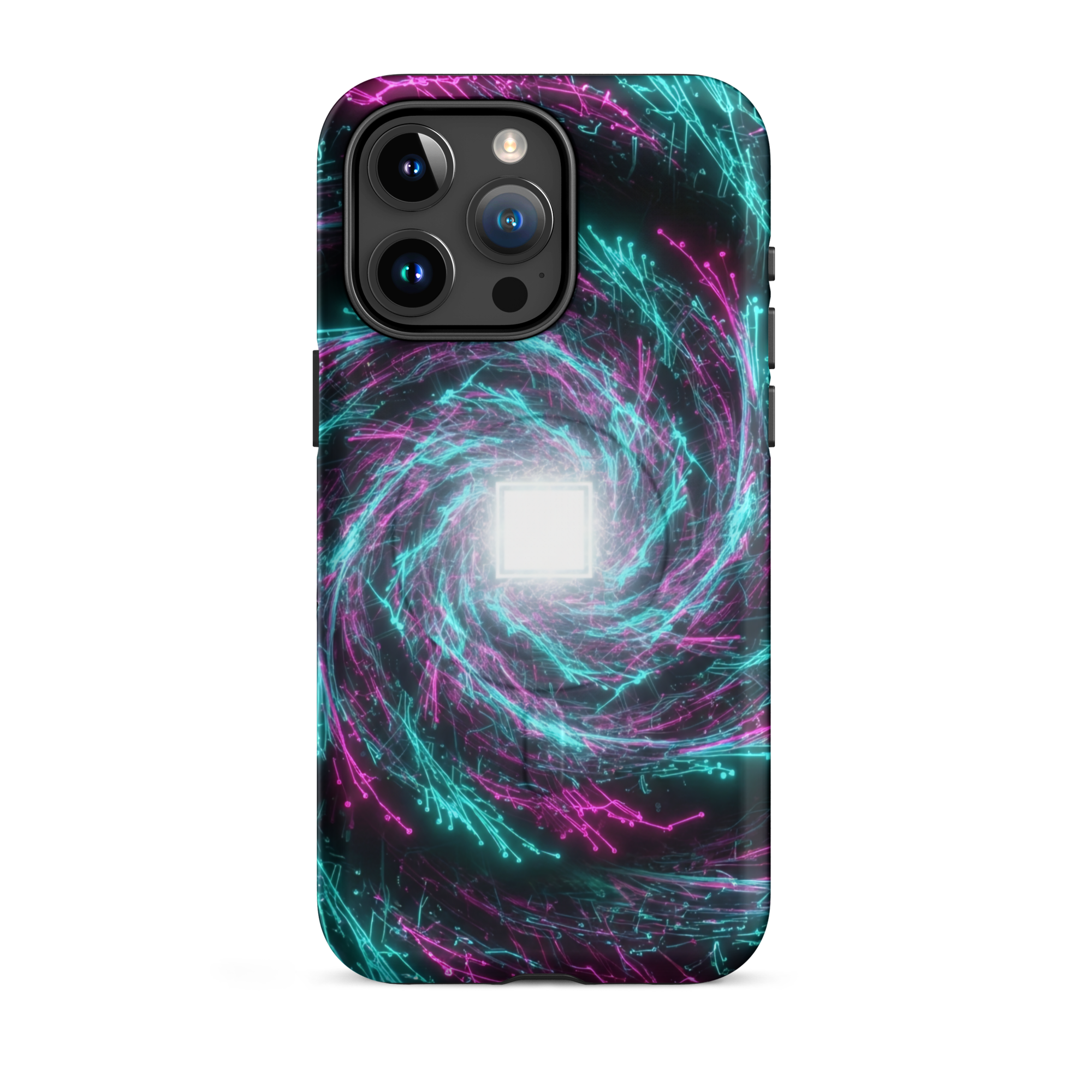 Coque iPhone design Gemini AI collection Nexus - Protection MagSafe TechNova