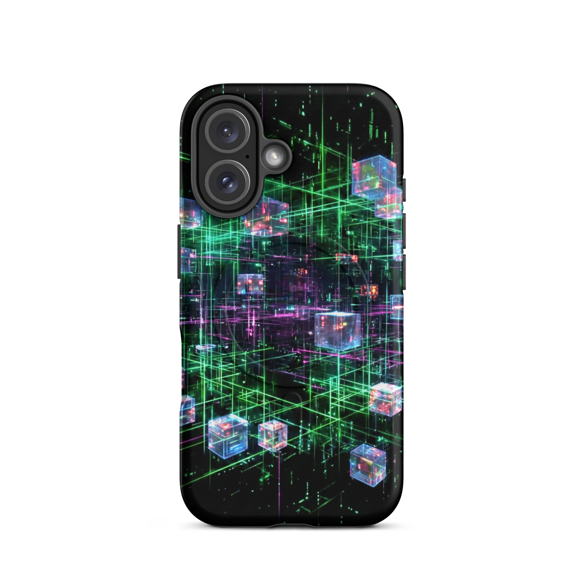 Coque iPhone design Gemini AI collection Nexus - Protection MagSafe TechNova