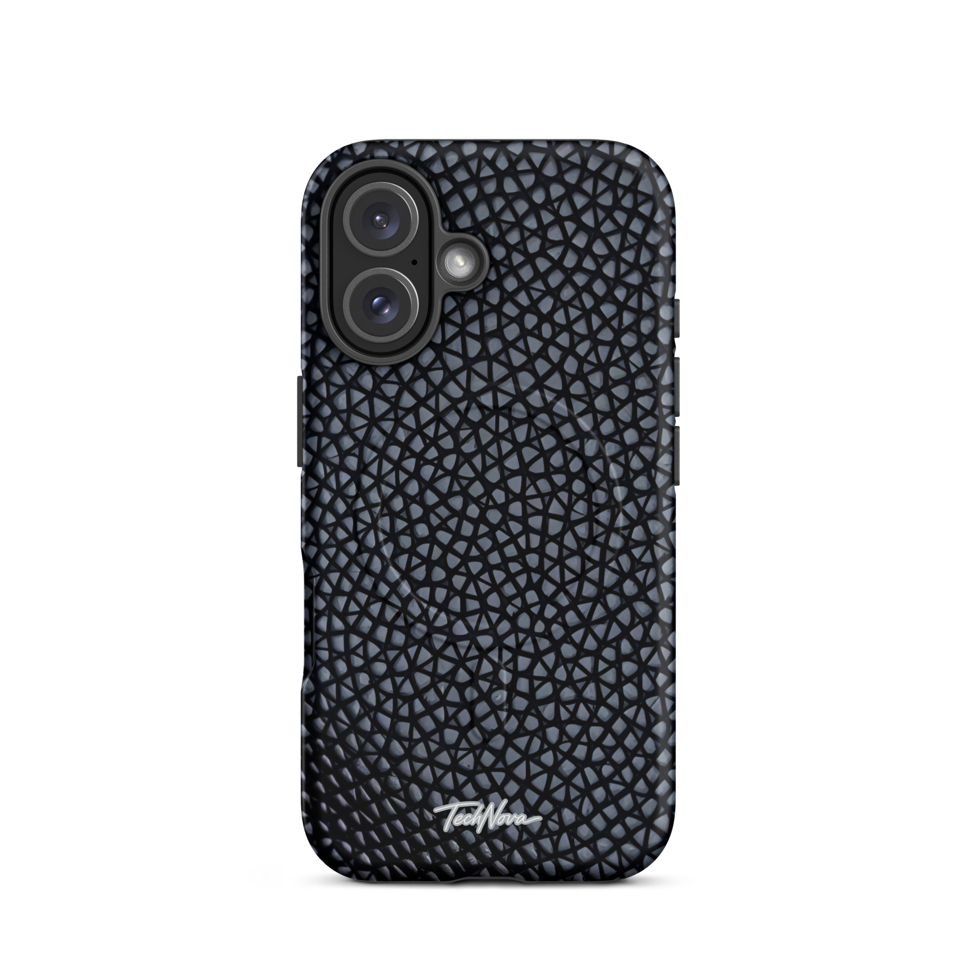 Coque iPhone MagSafe TechNova Couture Signature - Design premium haute couture avec protection renforcée et compatibilité MagSafe