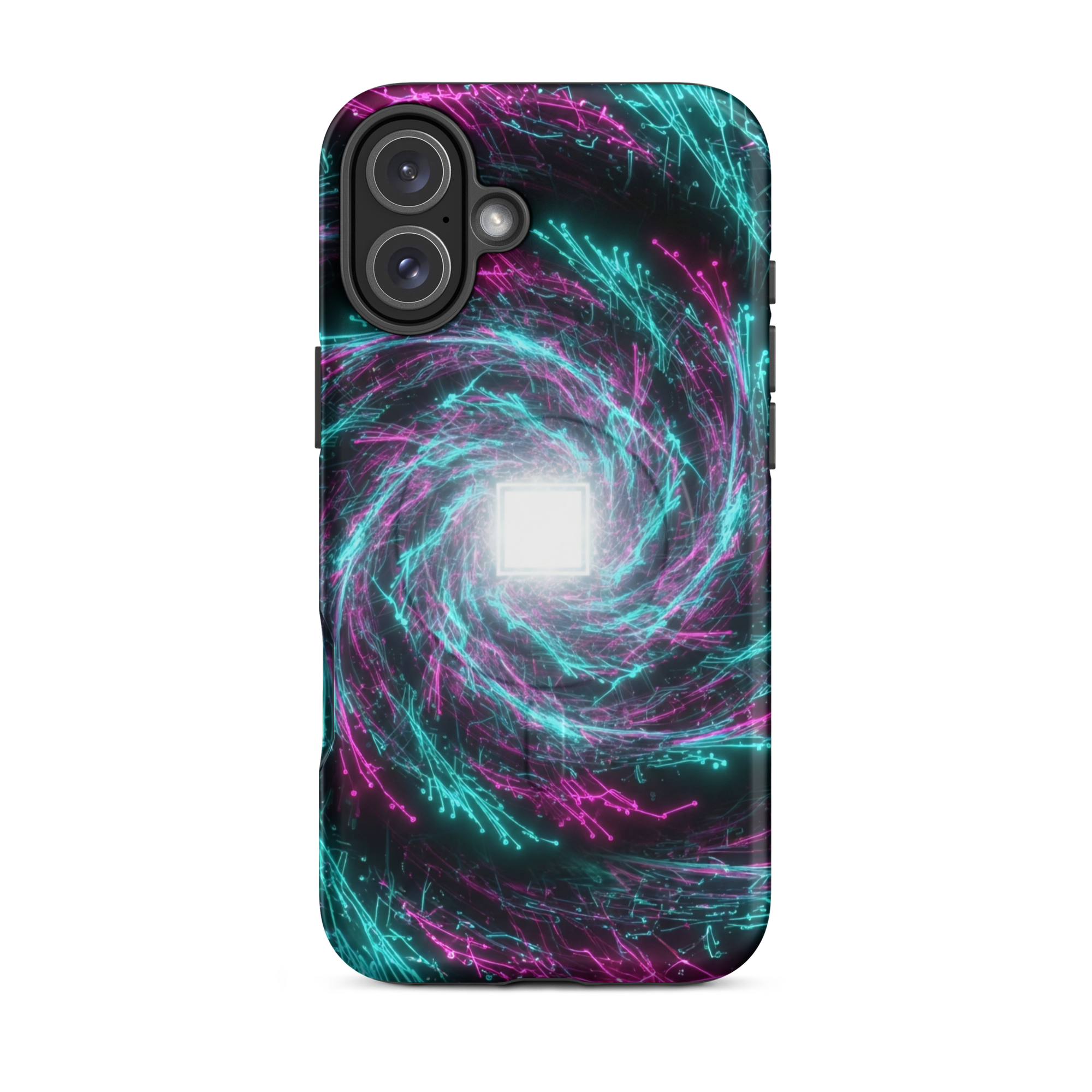 Coque iPhone design Gemini AI collection Nexus - Protection MagSafe TechNova