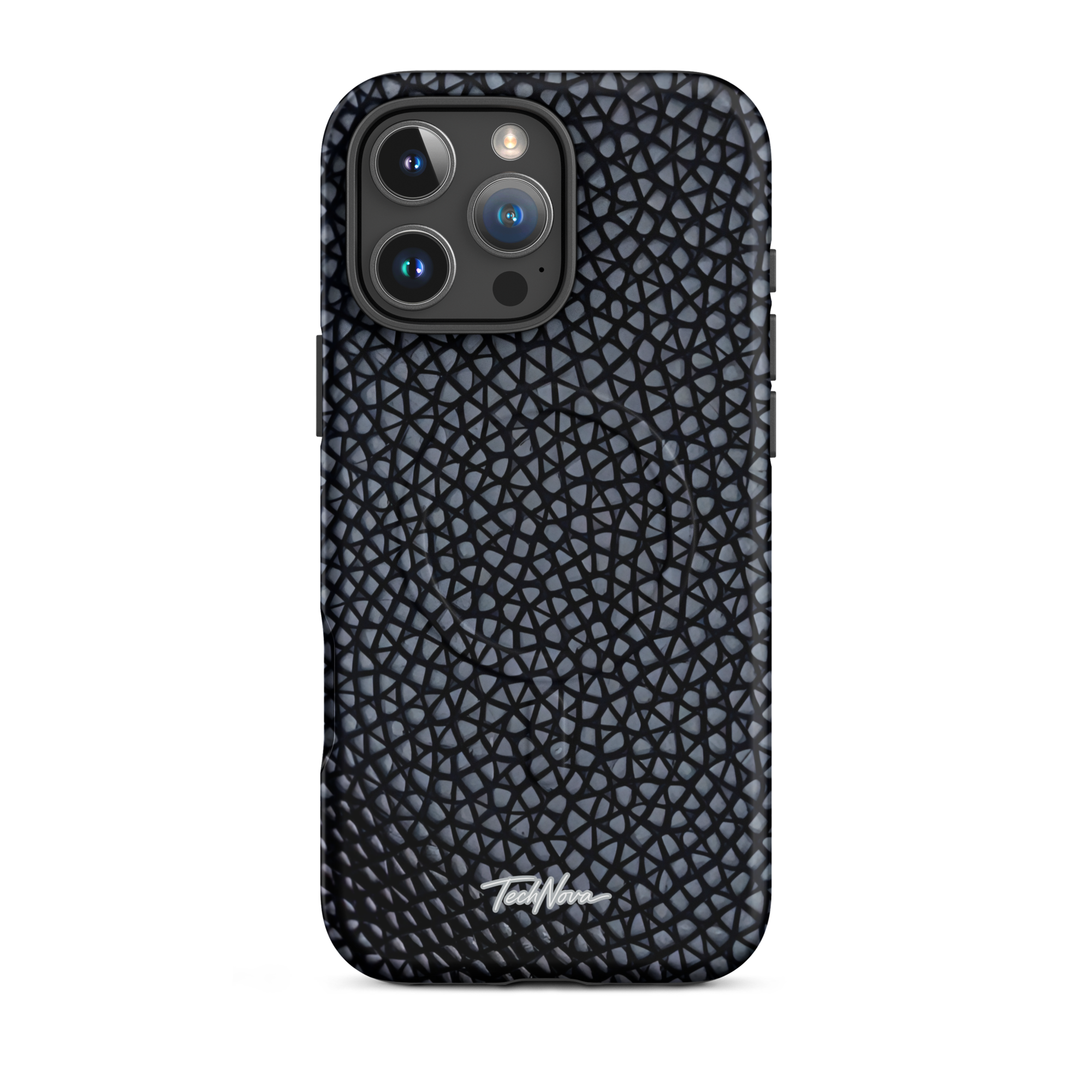 Coque iPhone MagSafe TechNova Couture Signature - Design premium haute couture avec protection renforcée et compatibilité MagSafe