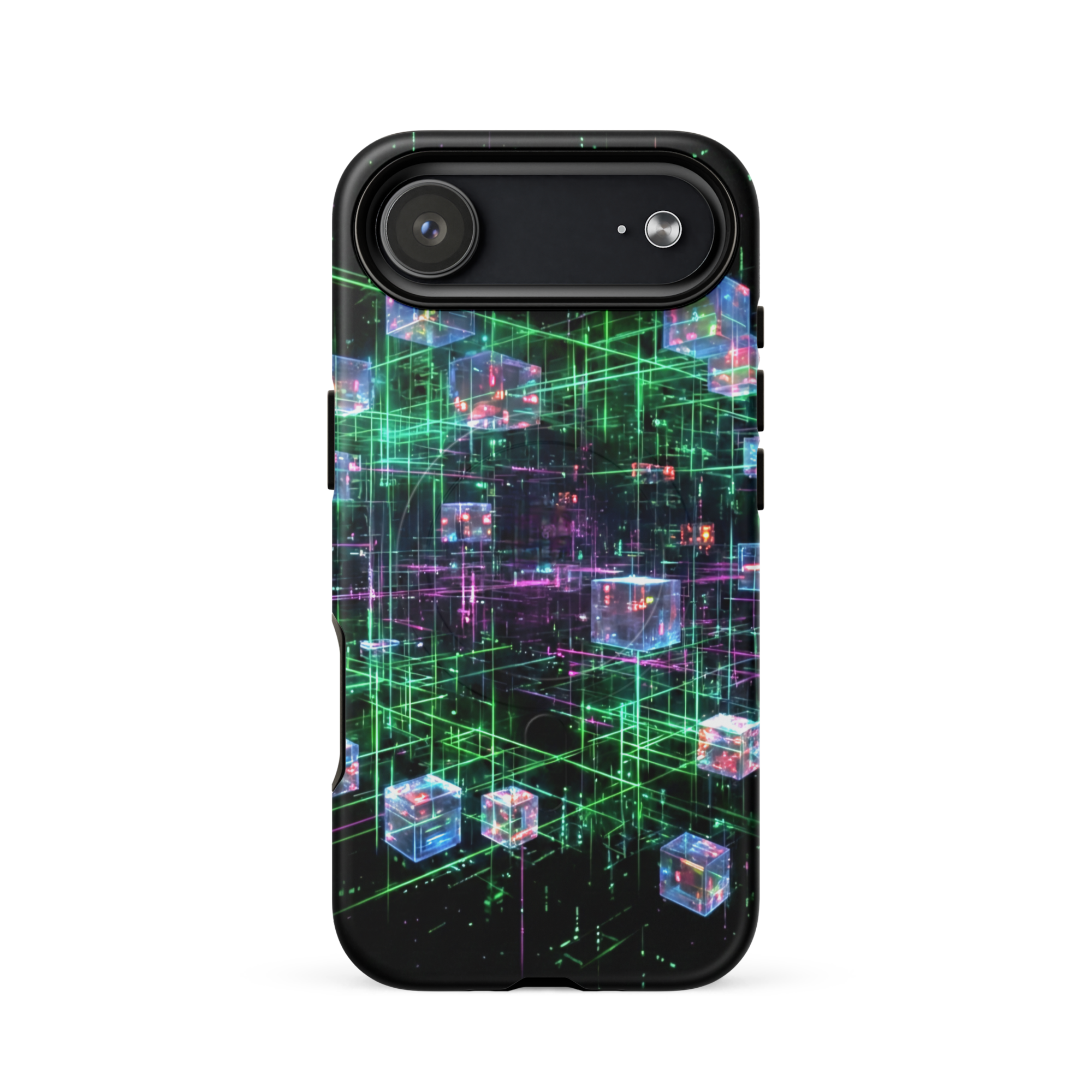 Coque iPhone design Gemini AI collection Nexus - Protection MagSafe TechNova