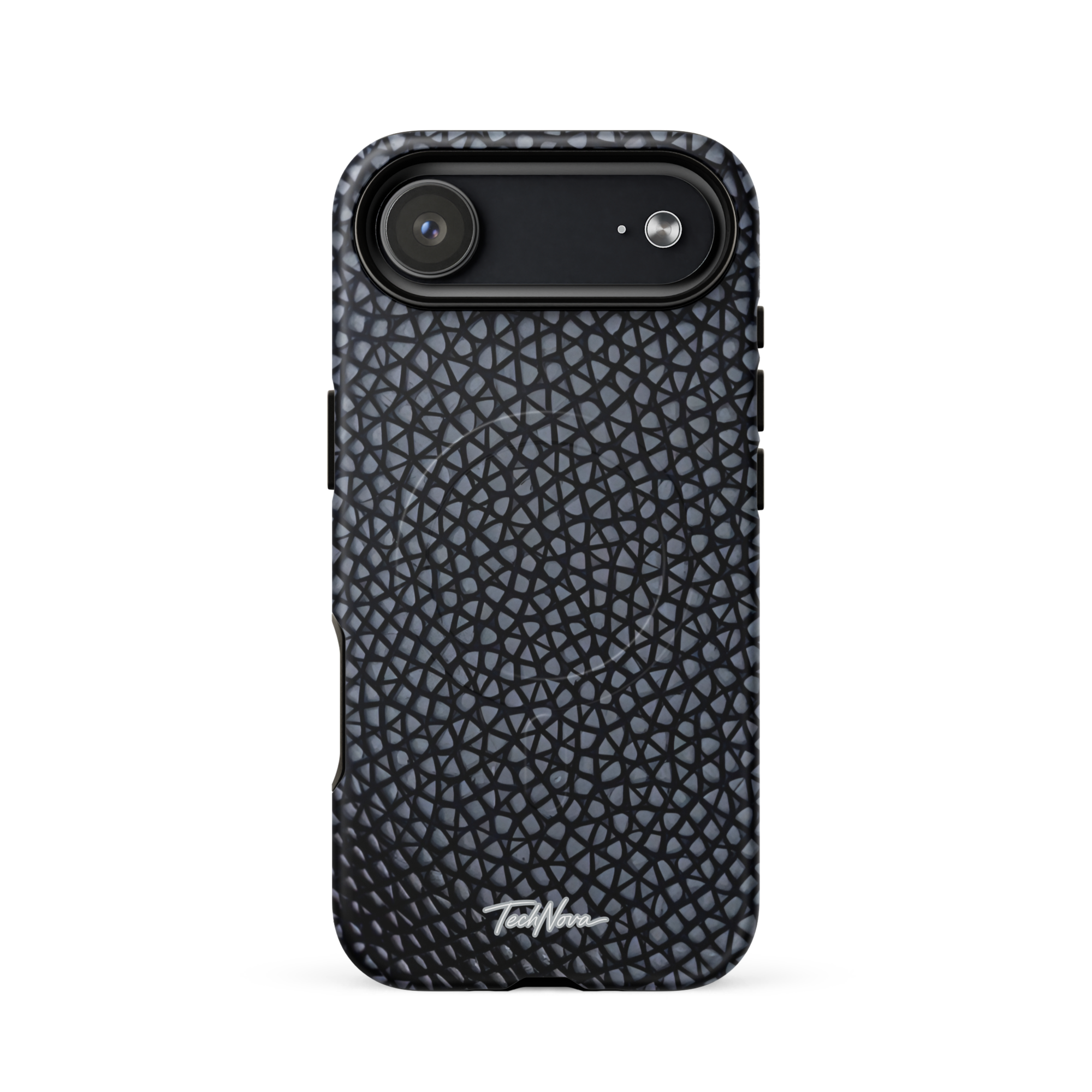 Coque iPhone MagSafe TechNova Couture Signature - Design premium haute couture avec protection renforcée et compatibilité MagSafe