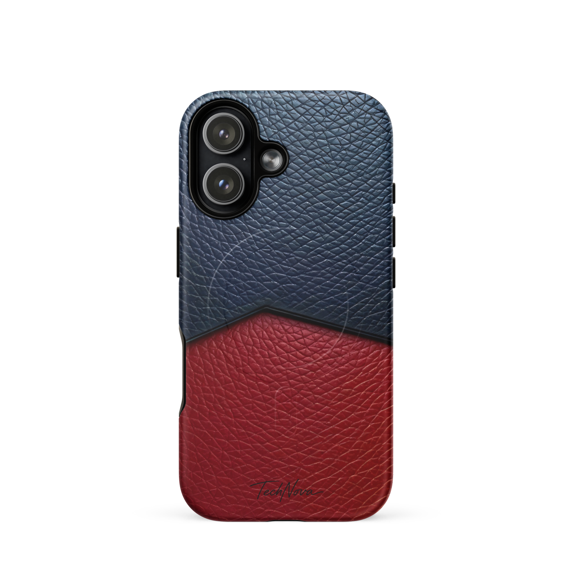 Coque iPhone MagSafe TechNova Couture Signature - Design premium haute couture avec protection renforcée et compatibilité MagSafe