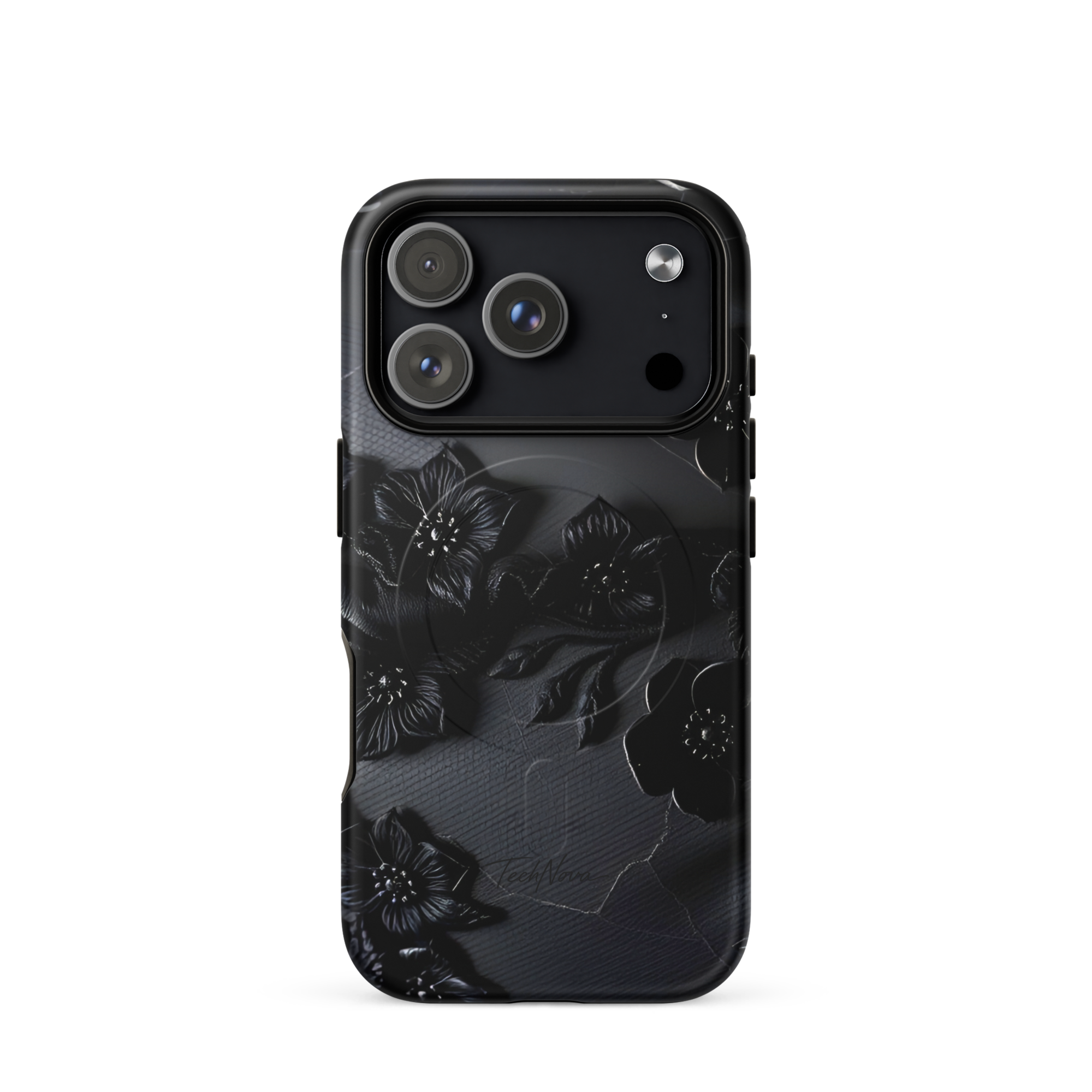 Coque iPhone MagSafe TechNova Couture Signature - Design premium haute couture avec protection renforcée et compatibilité MagSafe