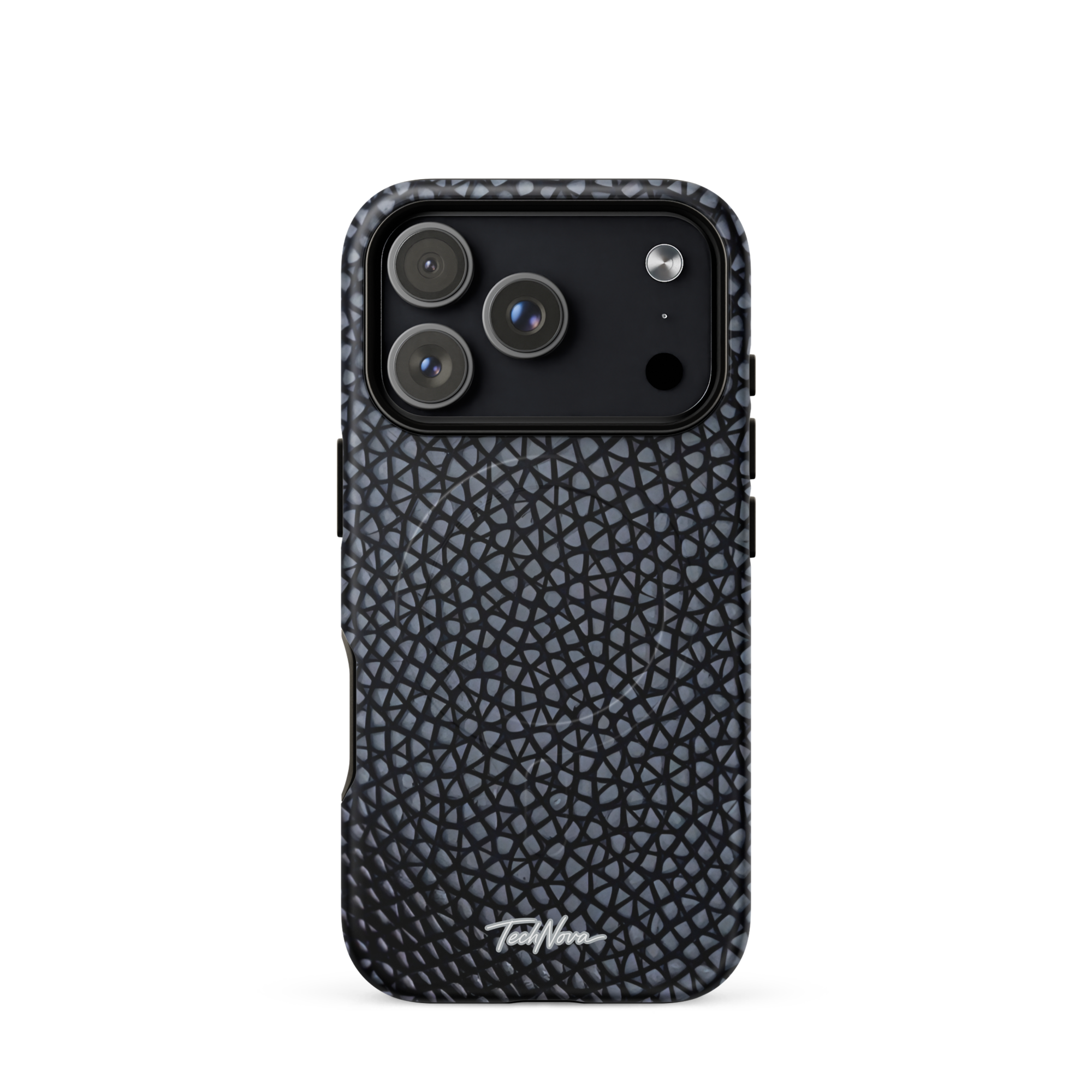 Coque iPhone MagSafe TechNova Couture Signature - Design premium haute couture avec protection renforcée et compatibilité MagSafe